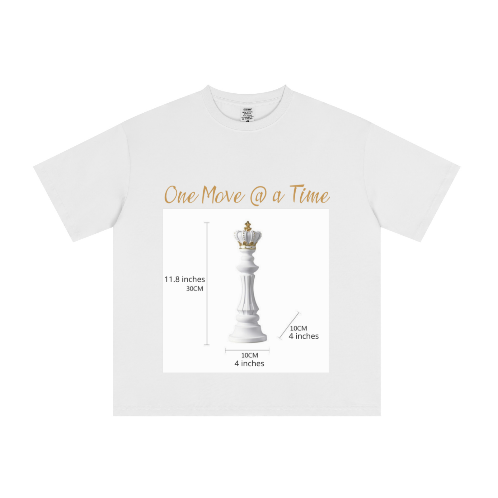 235GSM Men's Cool-Touch T-Shirt   White
