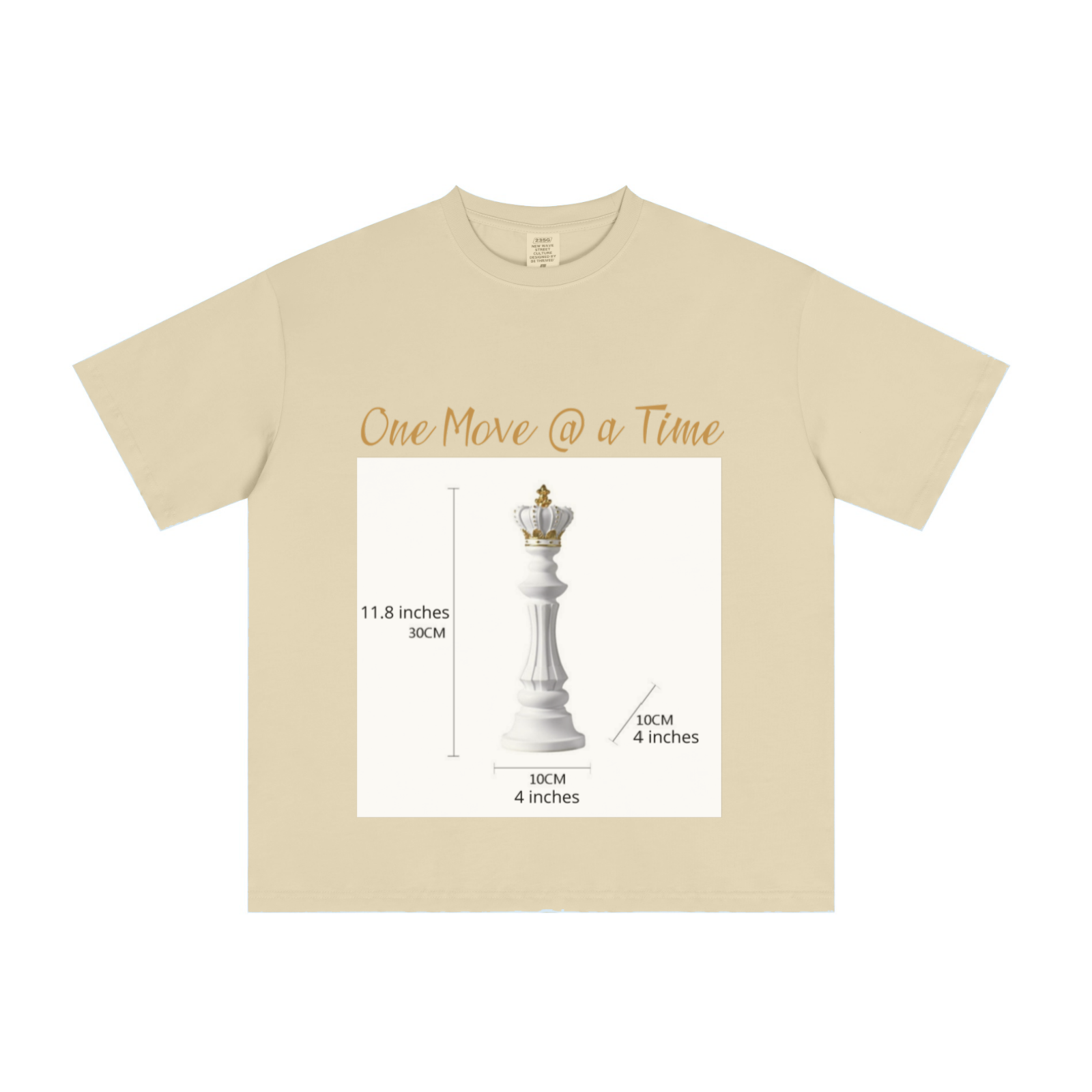 235GSM Men's Cool-Touch T-Shirt  Light yellow