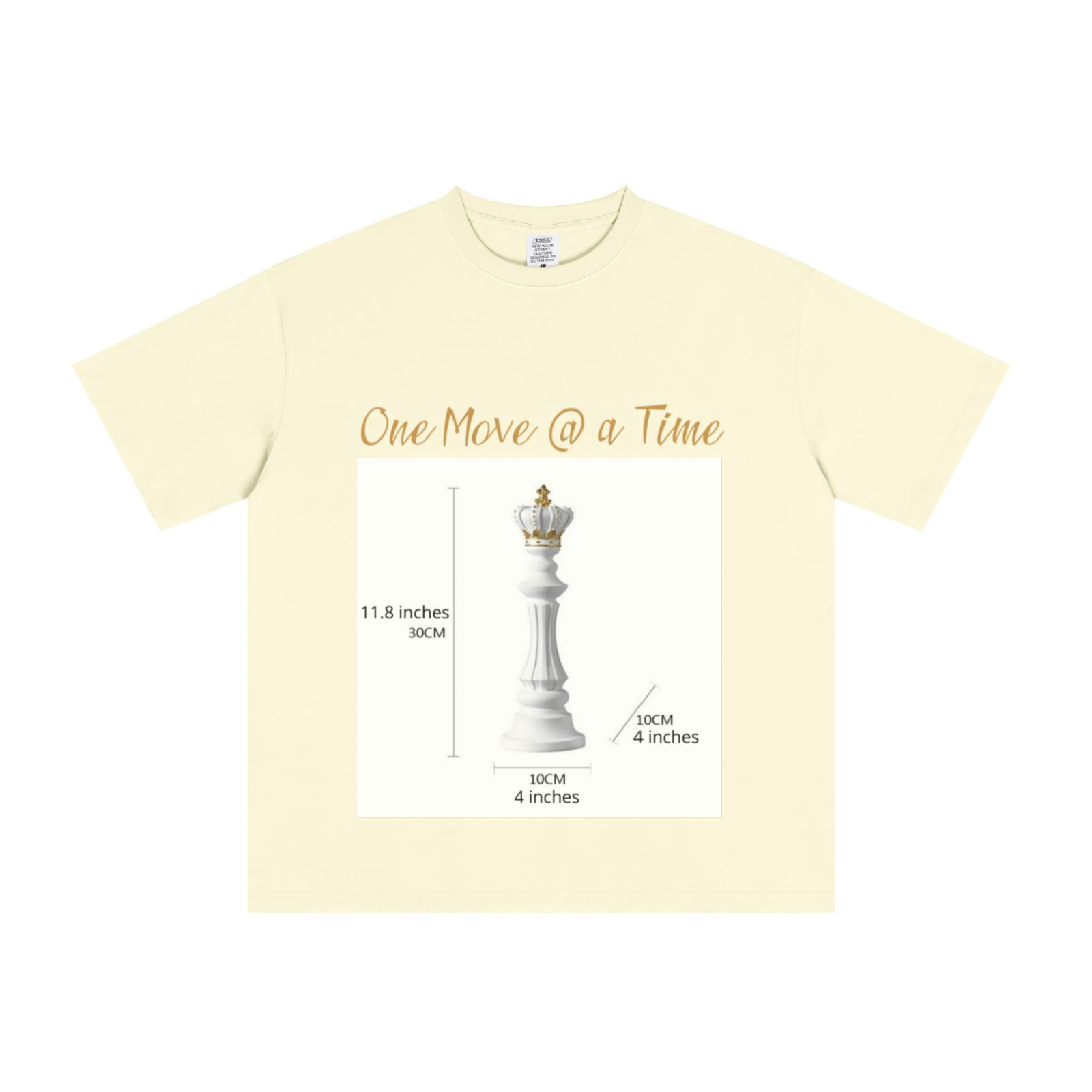 235GSM Men's Cool-Touch T-Shirt  Apricot