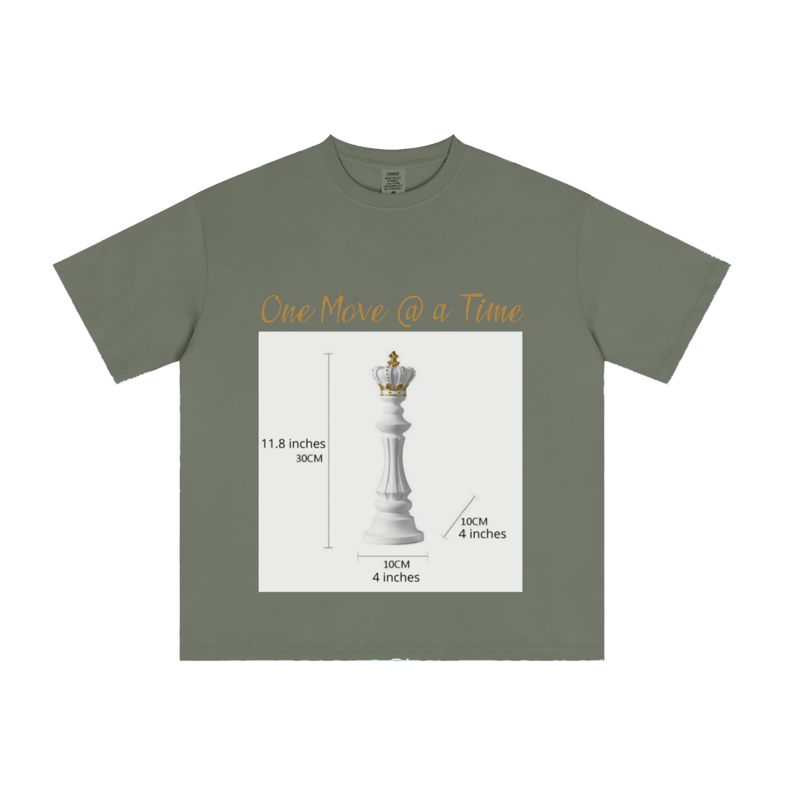 235GSM Men's Cool-Touch T-Shirt  Green
