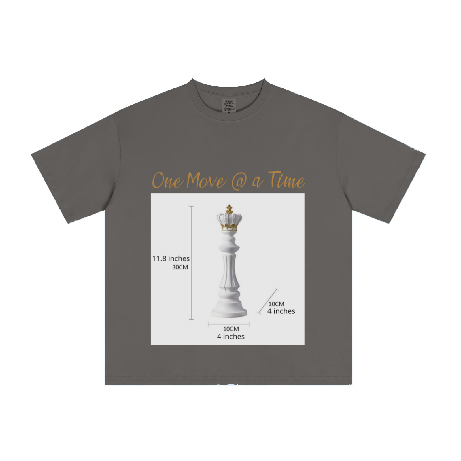 235GSM Men's Cool-Touch T-Shirt  Gray