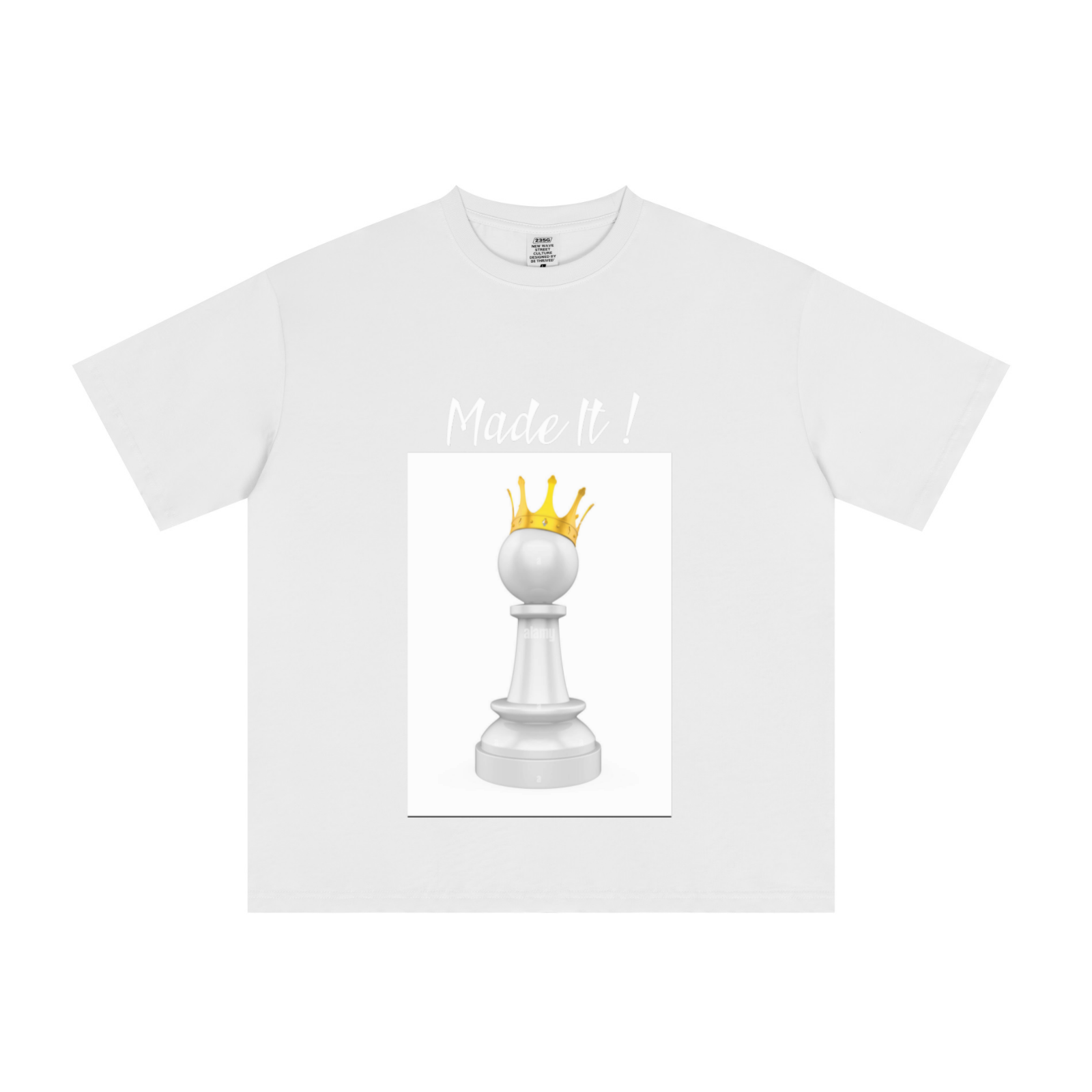 235GSM Men's Cool-Touch T-Shirt   White