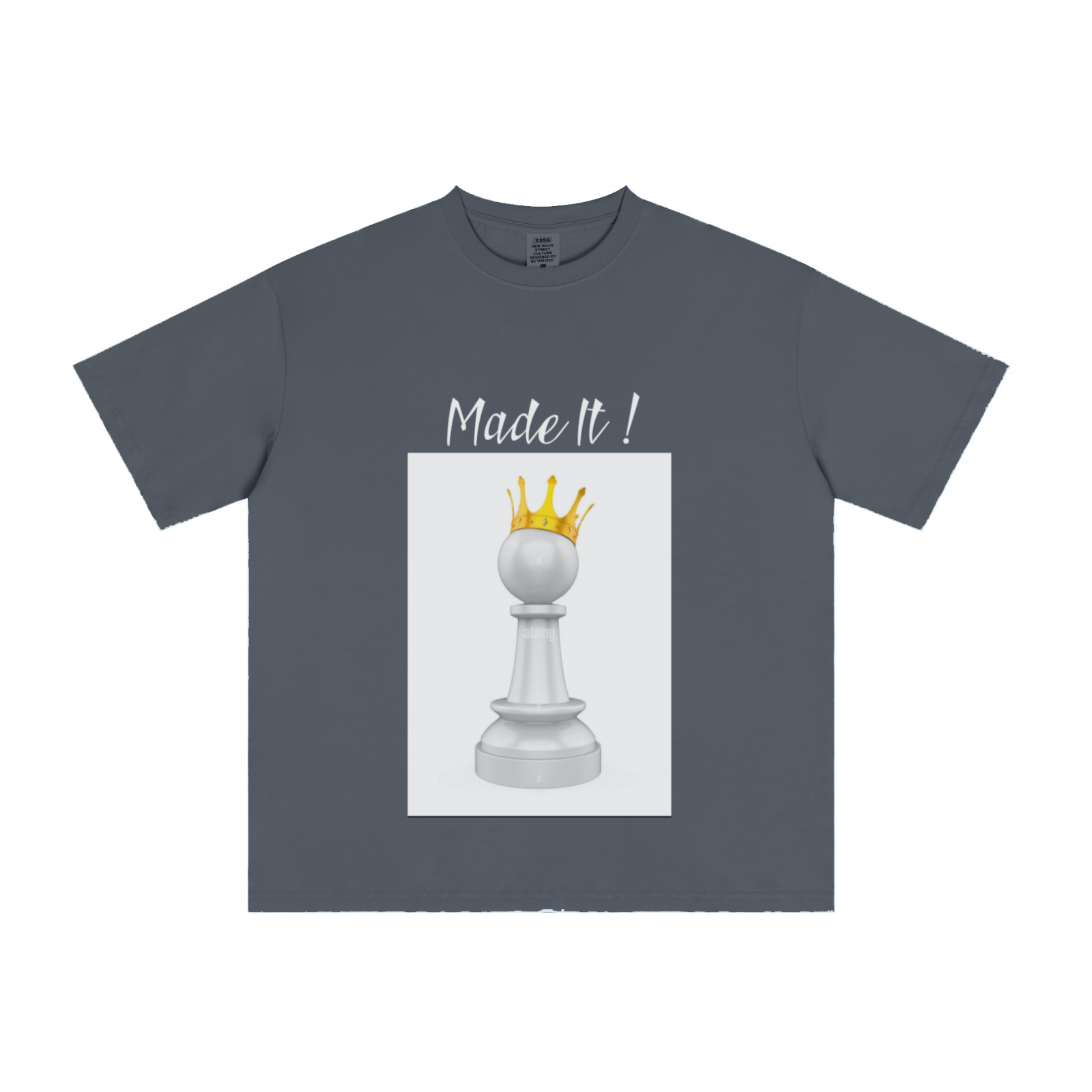 235GSM Men's Cool-Touch T-Shirt  Dark blue
