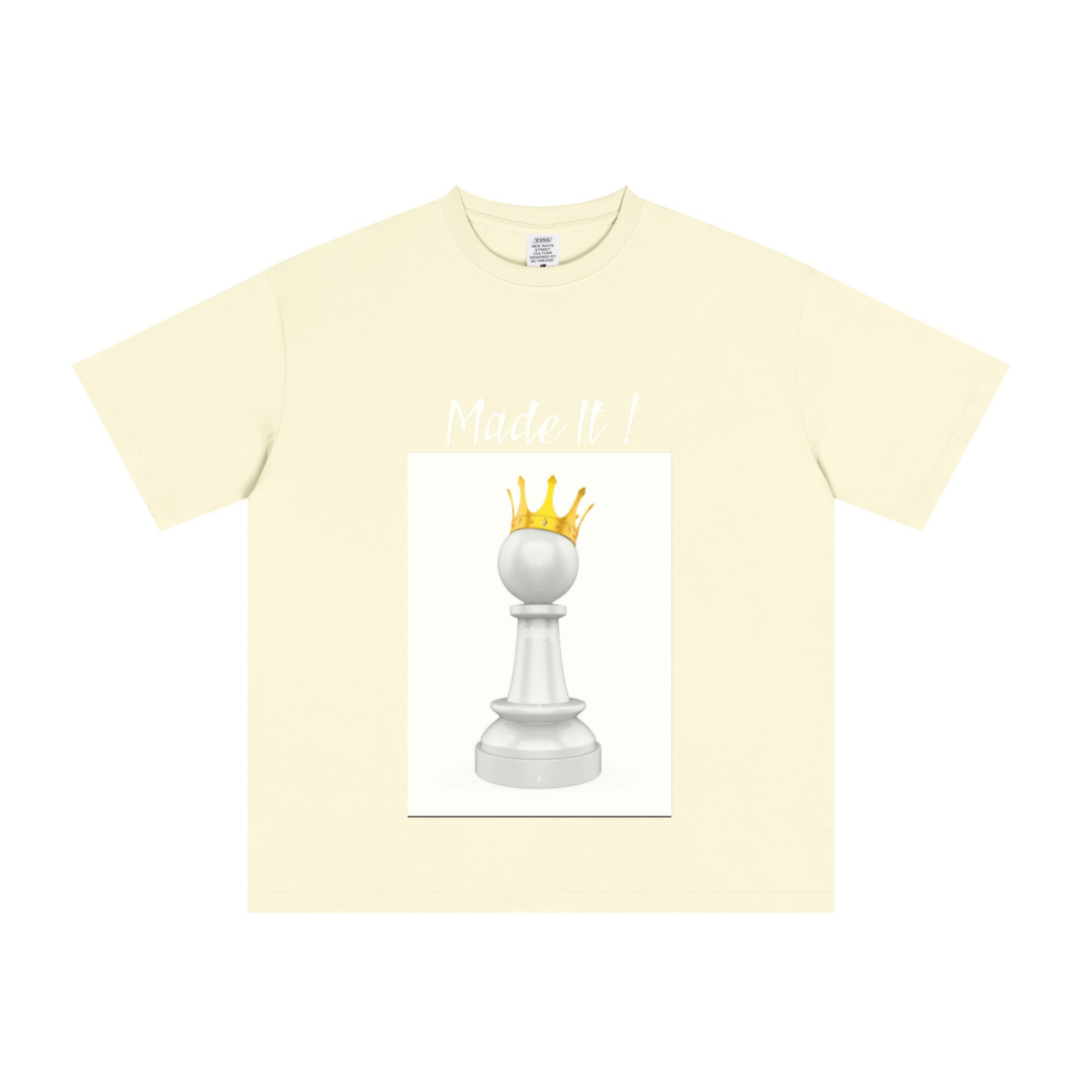 235GSM Men's Cool-Touch T-Shirt  Apricot