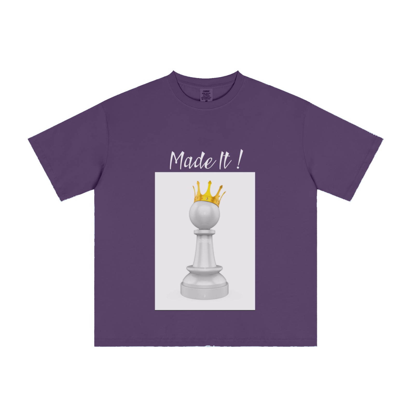 235GSM Men's Cool-Touch T-Shirt  Purple