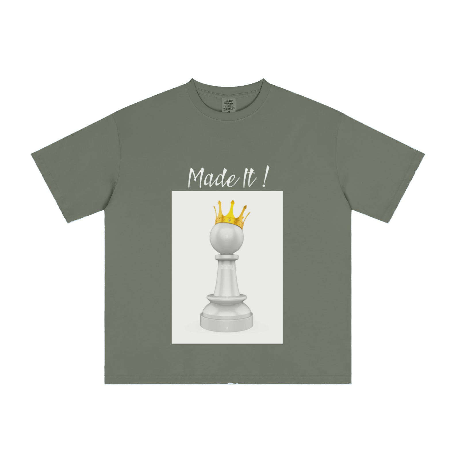 235GSM Men's Cool-Touch T-Shirt  Green