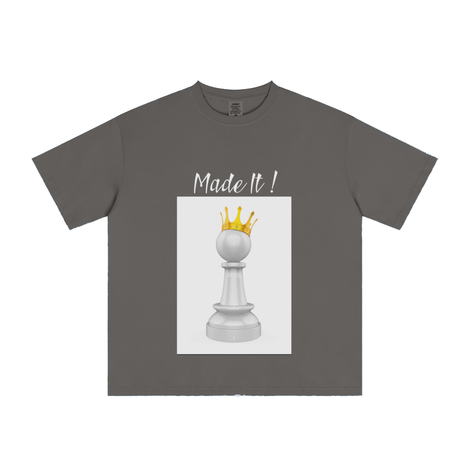 235GSM Men's Cool-Touch T-Shirt  Gray