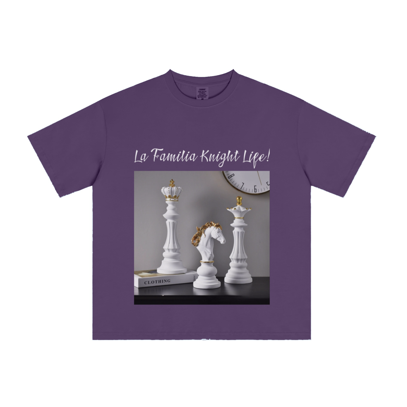 235GSM Men's Cool-Touch T-Shirt  Purple