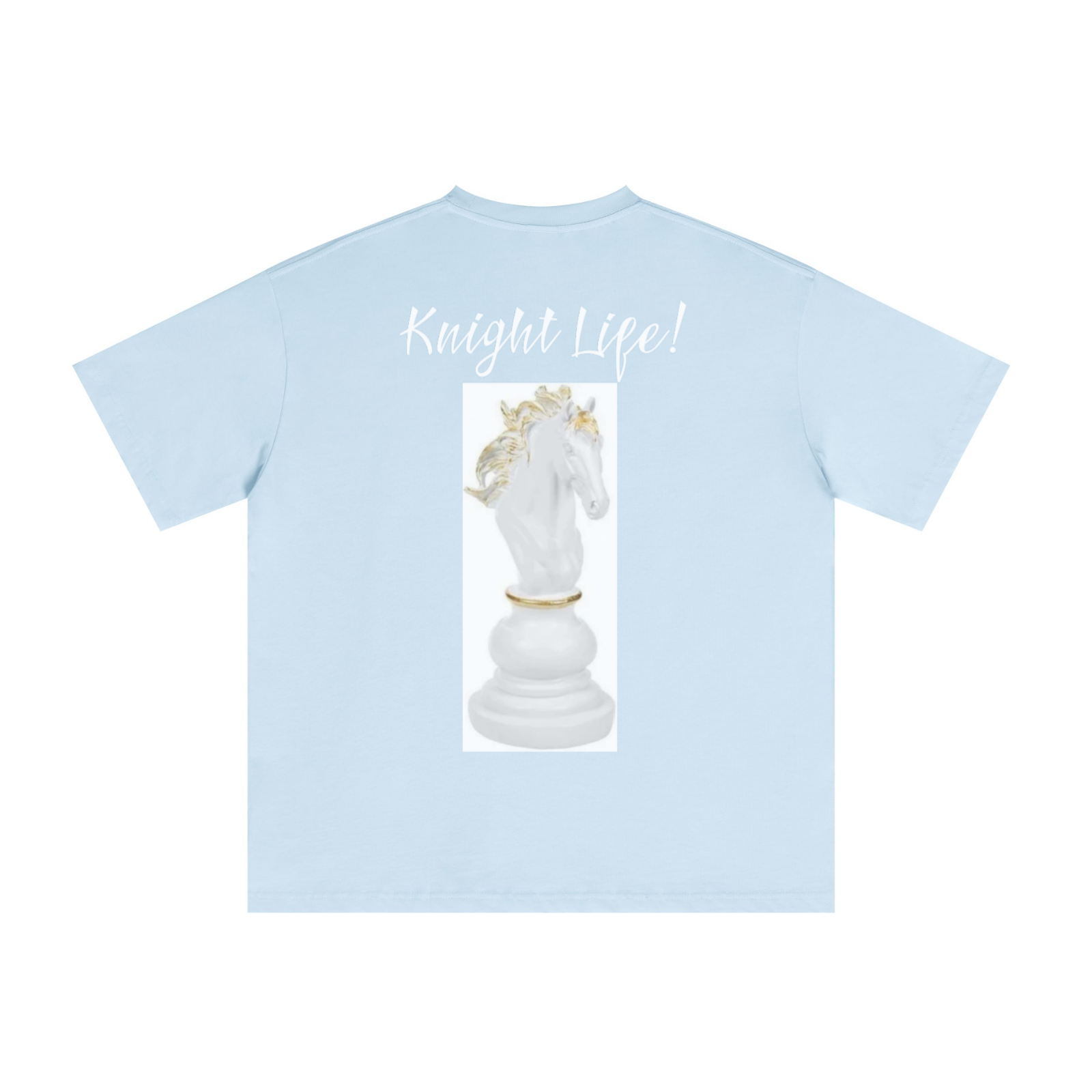 235GSM Men's Cool-Touch T-Shirt  Light blue