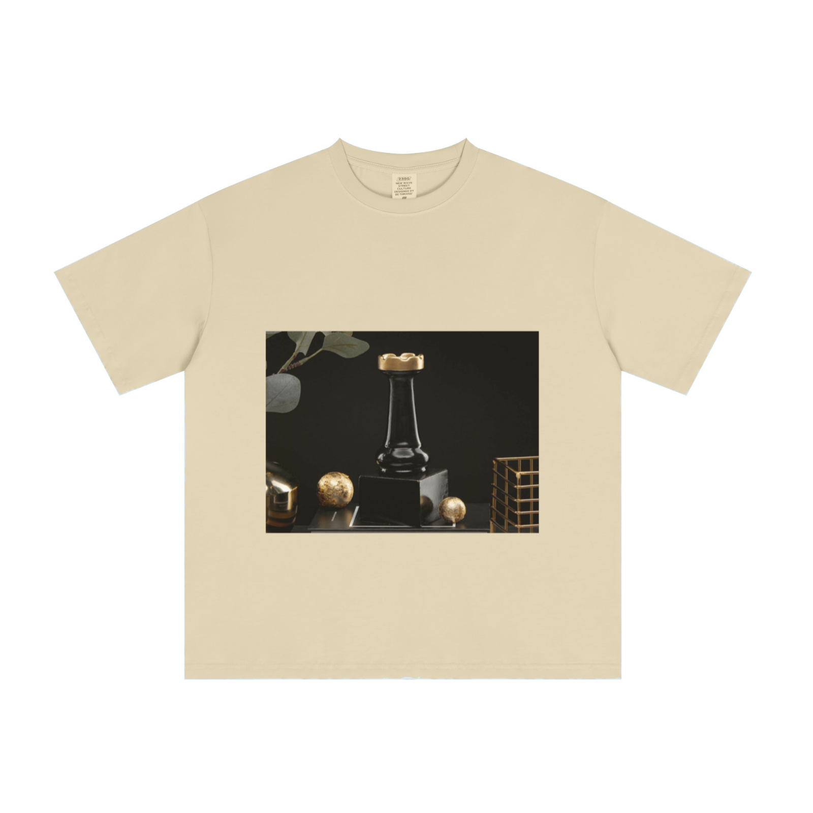 235GSM Men's Cool-Touch T-Shirt  Light yellow