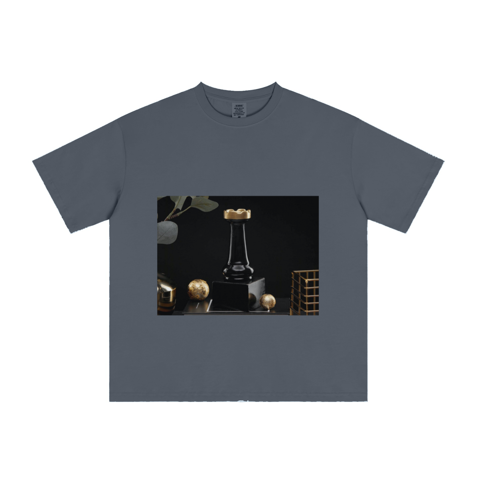 235GSM Men's Cool-Touch T-Shirt  Dark blue