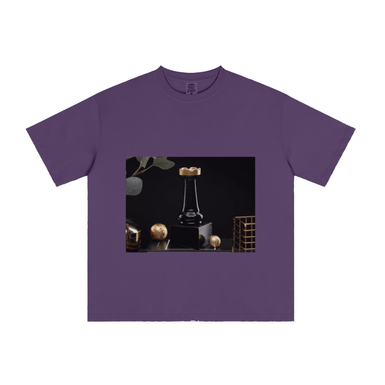 235GSM Men's Cool-Touch T-Shirt  Purple