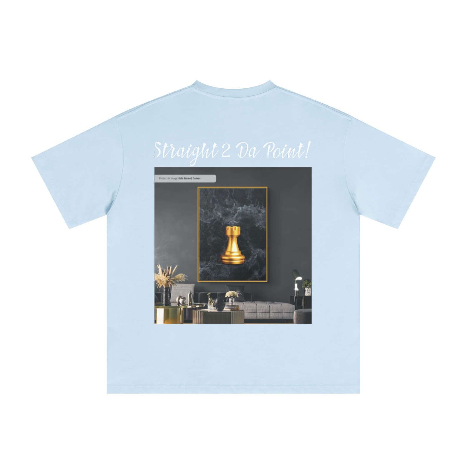 235GSM Men's Cool-Touch T-Shirt  Light blue