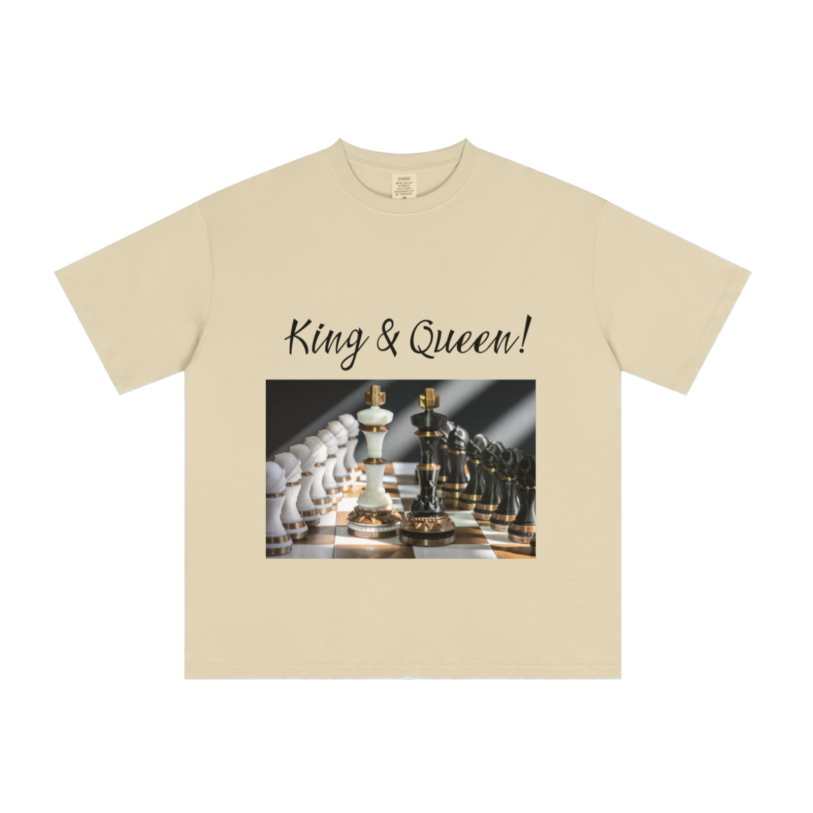 235GSM Men's Cool-Touch T-Shirt  Light yellow