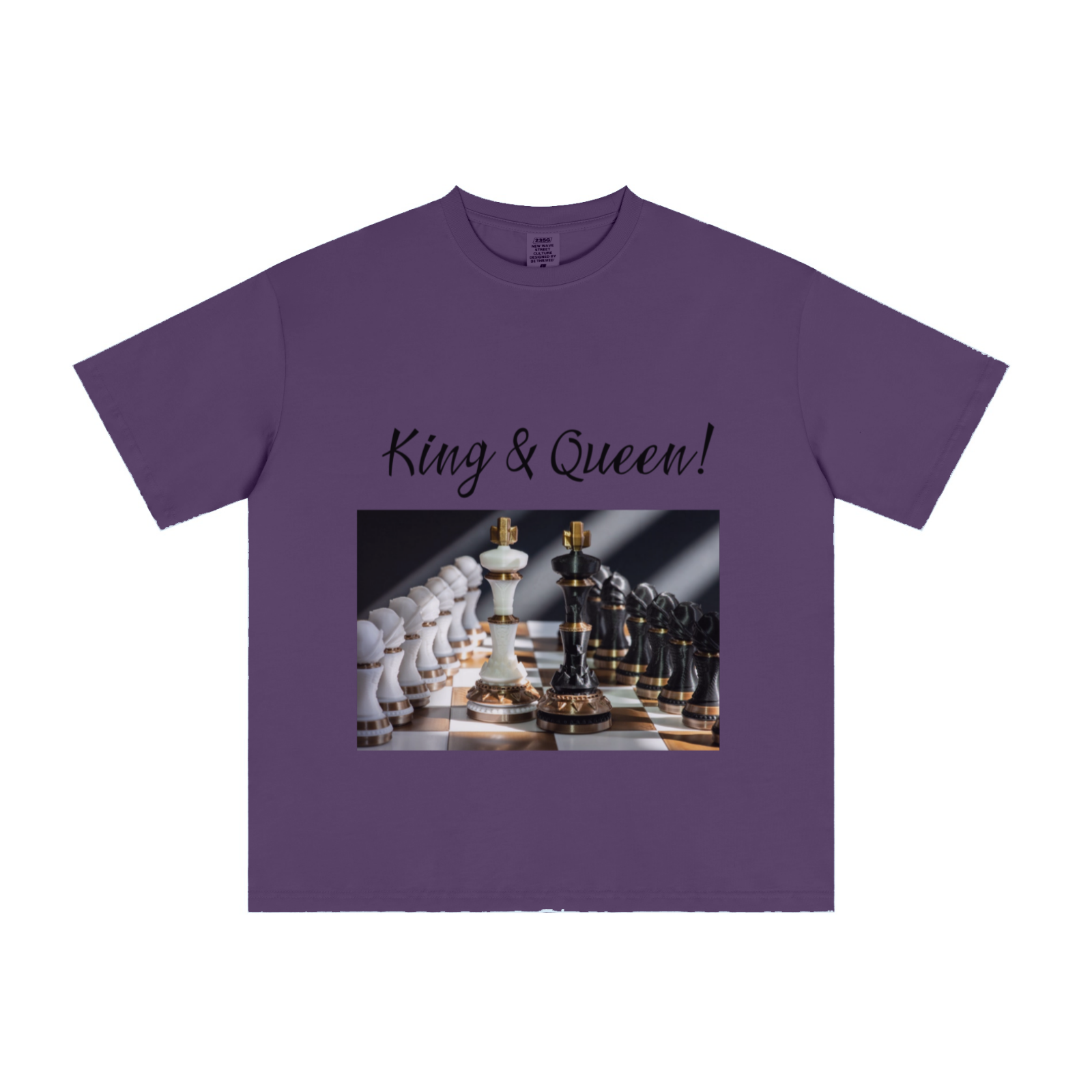 235GSM Men's Cool-Touch T-Shirt  Purple