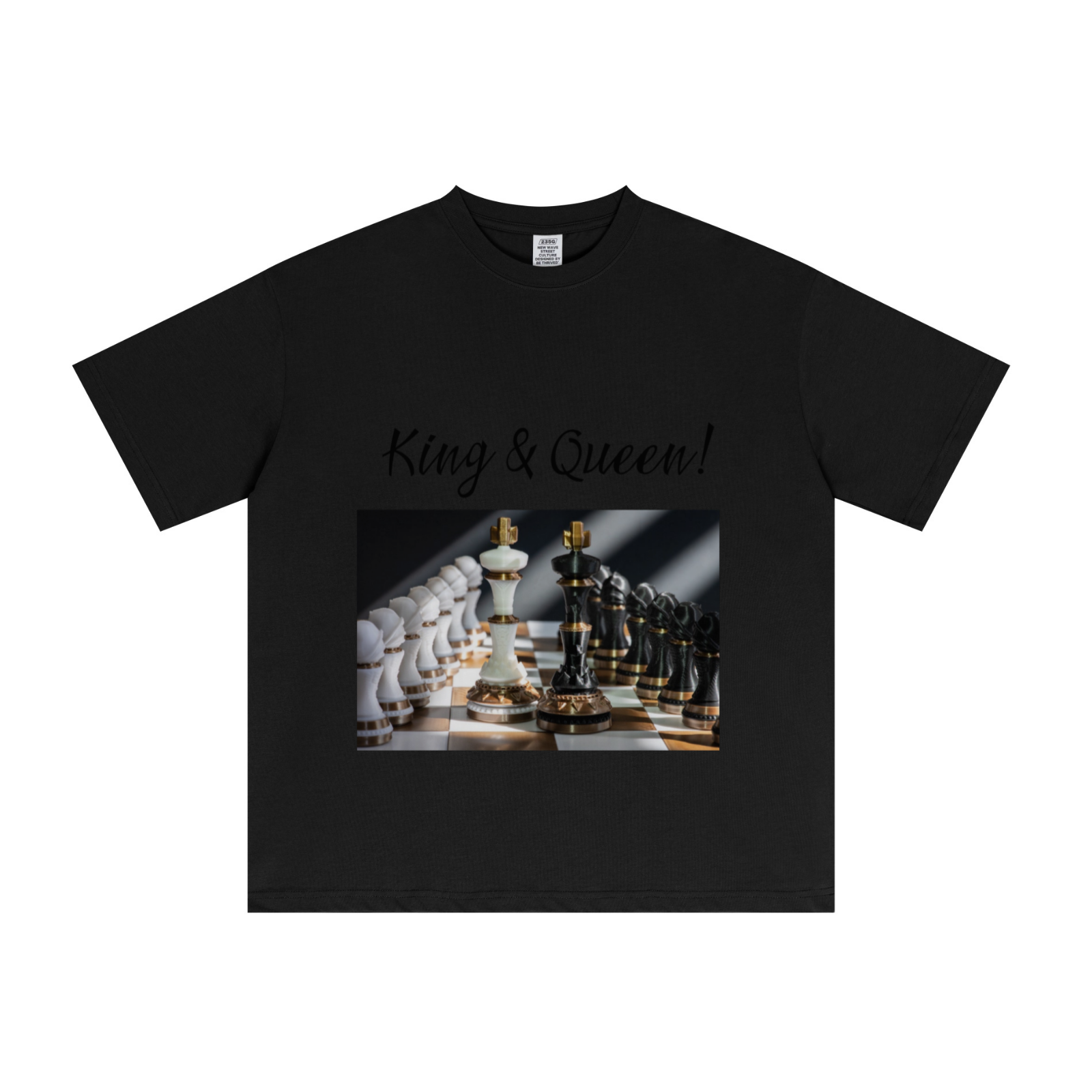 235GSM Men's Cool-Touch T-Shirt  Black
