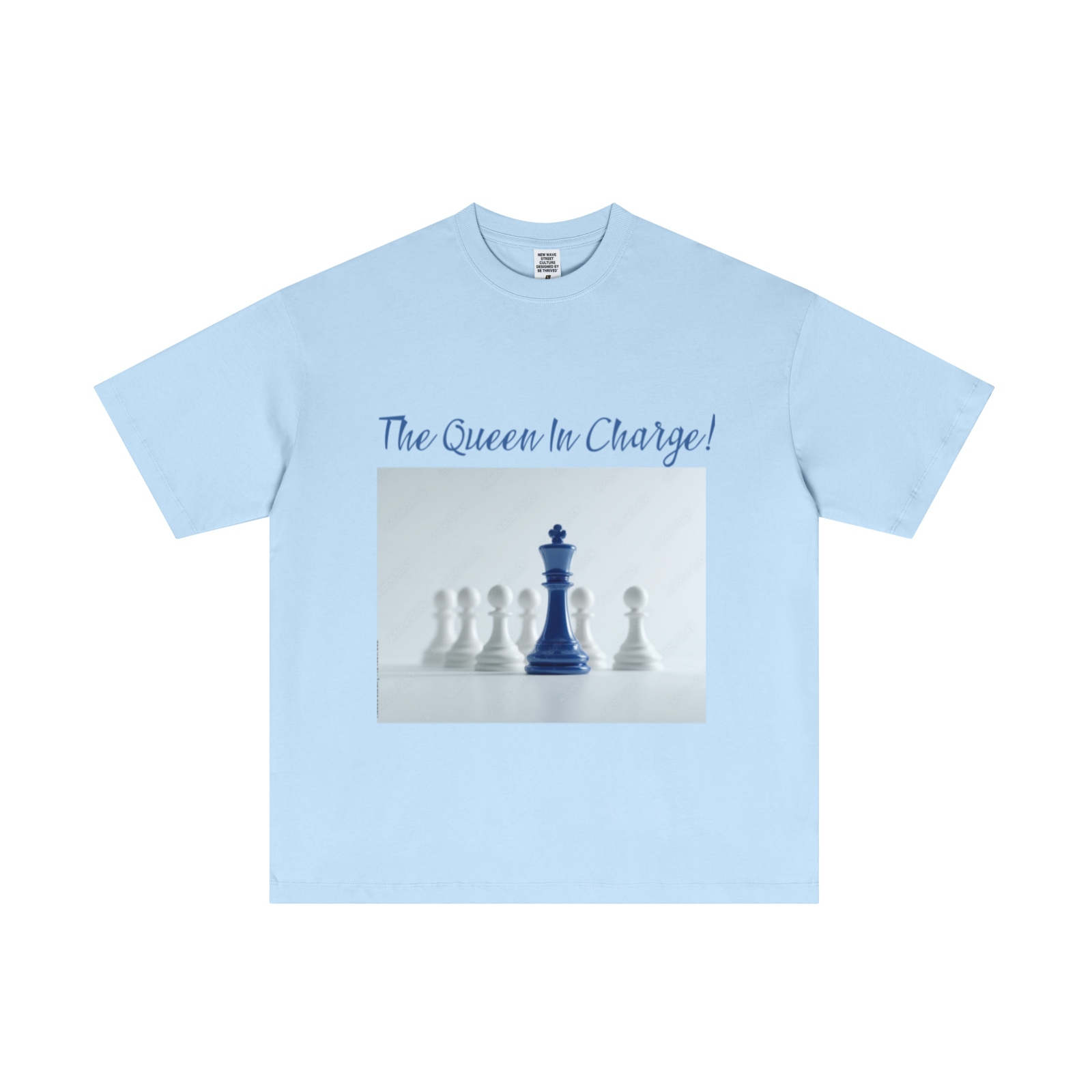180GSM Men's Lightweight T-Shirt Light blue