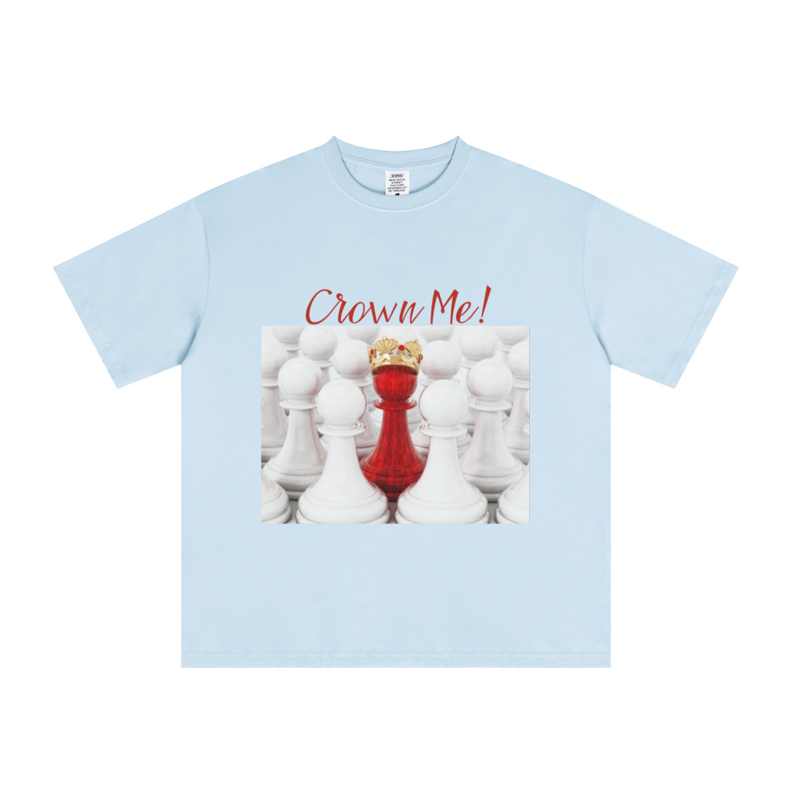 235GSM Men's Cool-Touch T-Shirt  Light blue