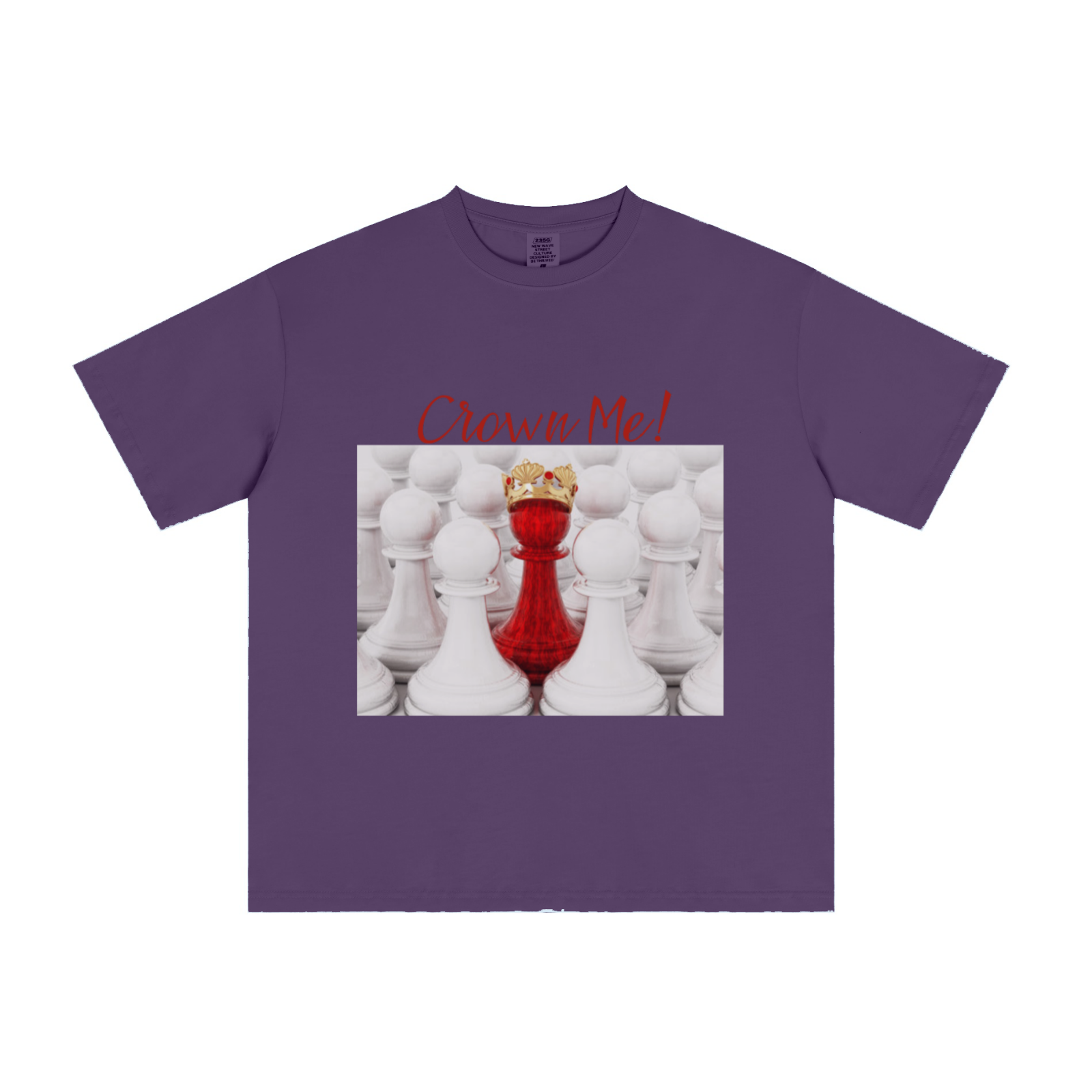 235GSM Men's Cool-Touch T-Shirt  Purple