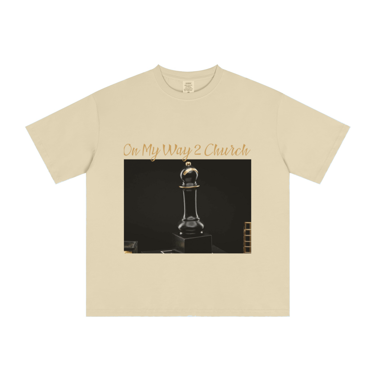 235GSM Men's Cool-Touch T-Shirt  Light yellow