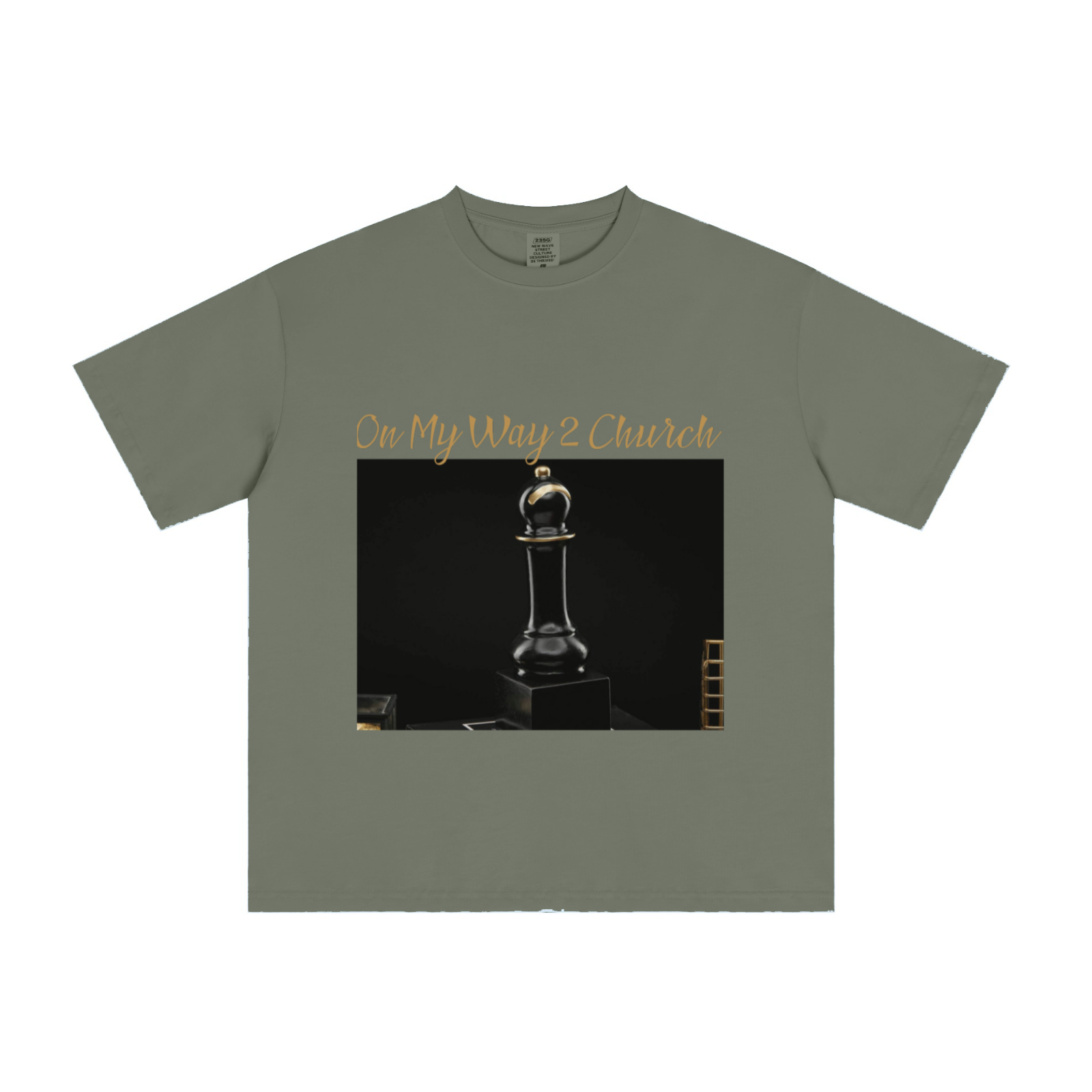 235GSM Men's Cool-Touch T-Shirt  Green