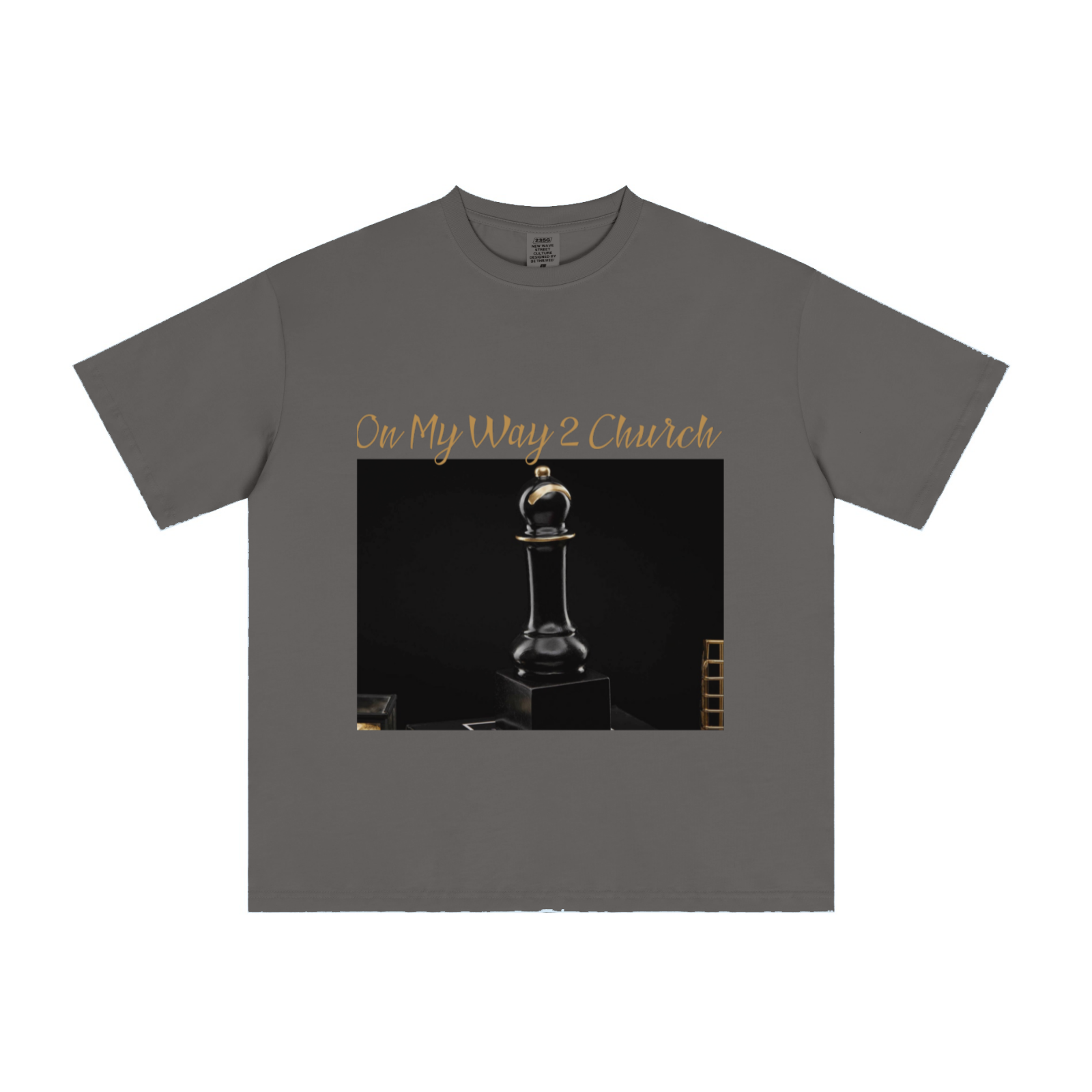 235GSM Men's Cool-Touch T-Shirt  Gray