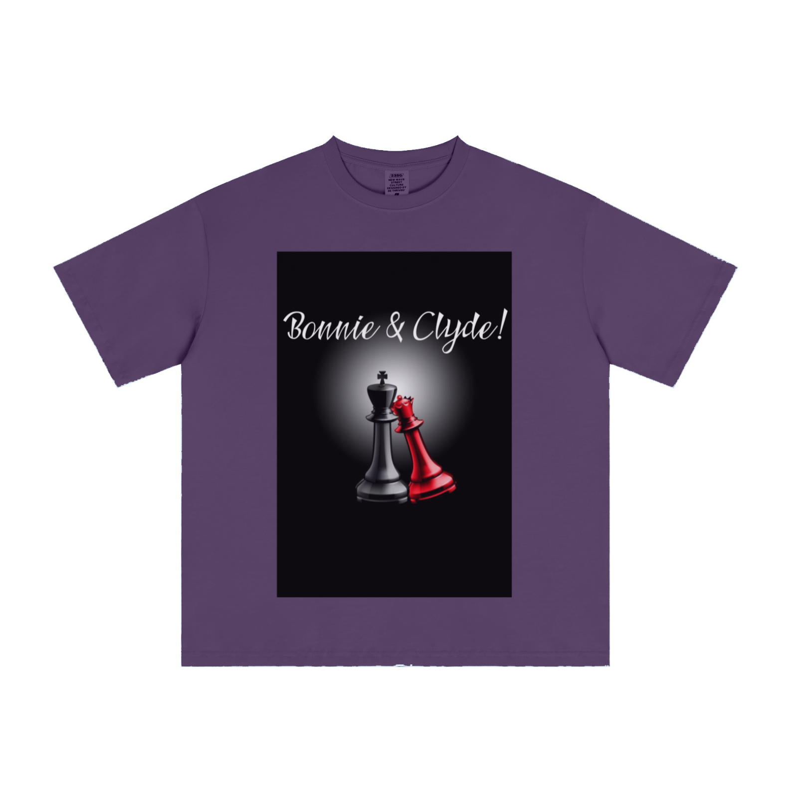 235GSM Men's Cool-Touch T-Shirt  Purple