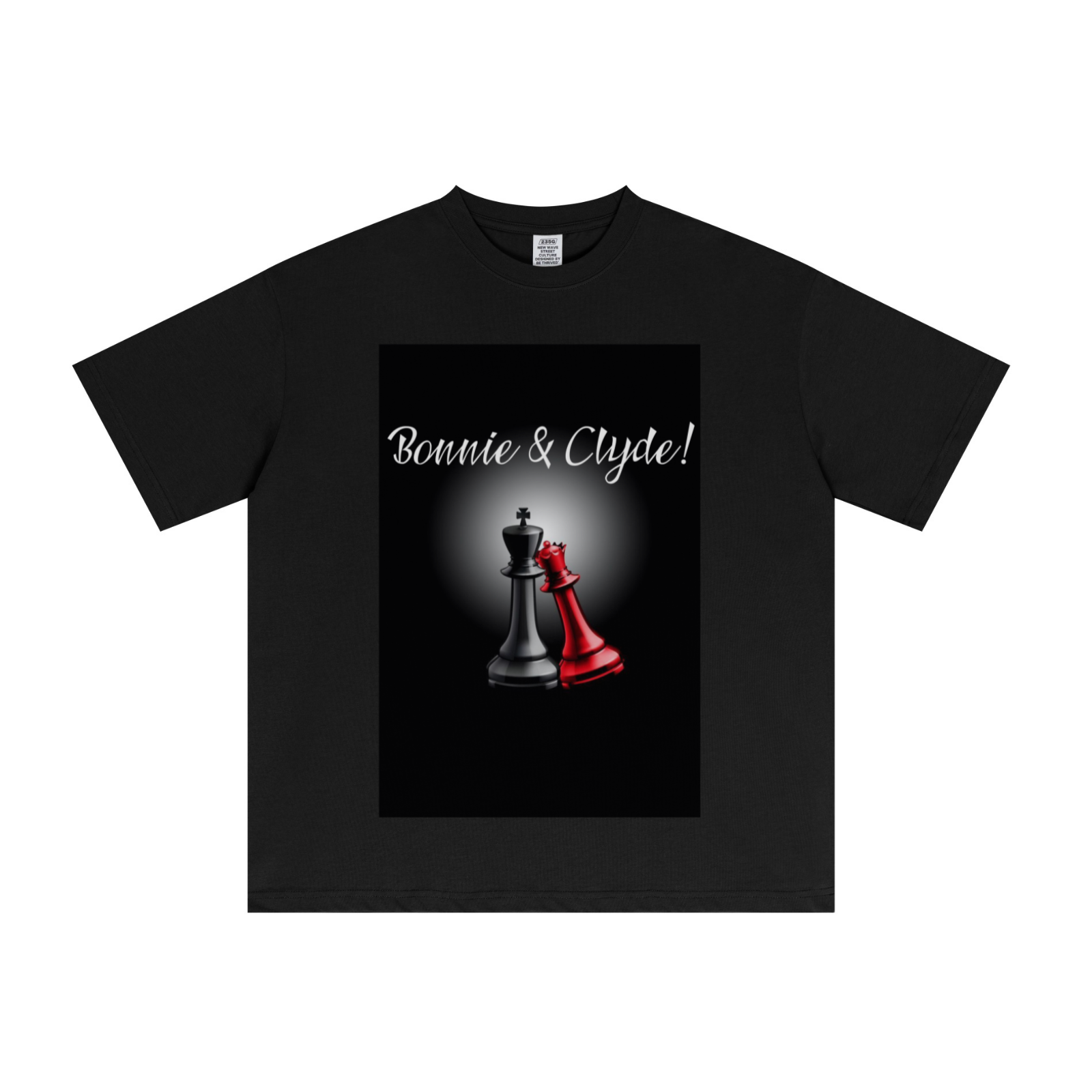 235GSM Men's Cool-Touch T-Shirt  Black