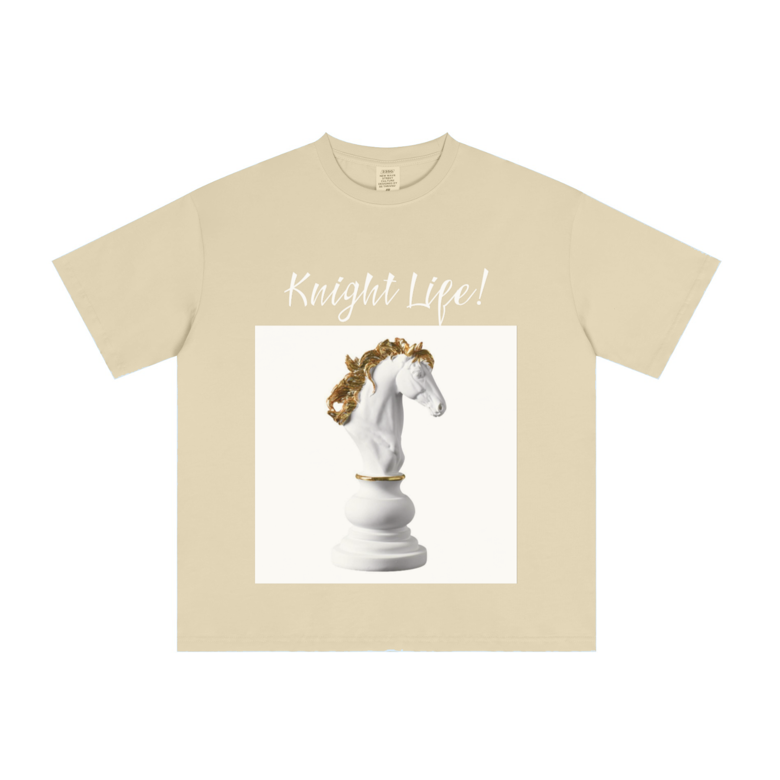 235GSM Men's Cool-Touch T-Shirt  Light yellow