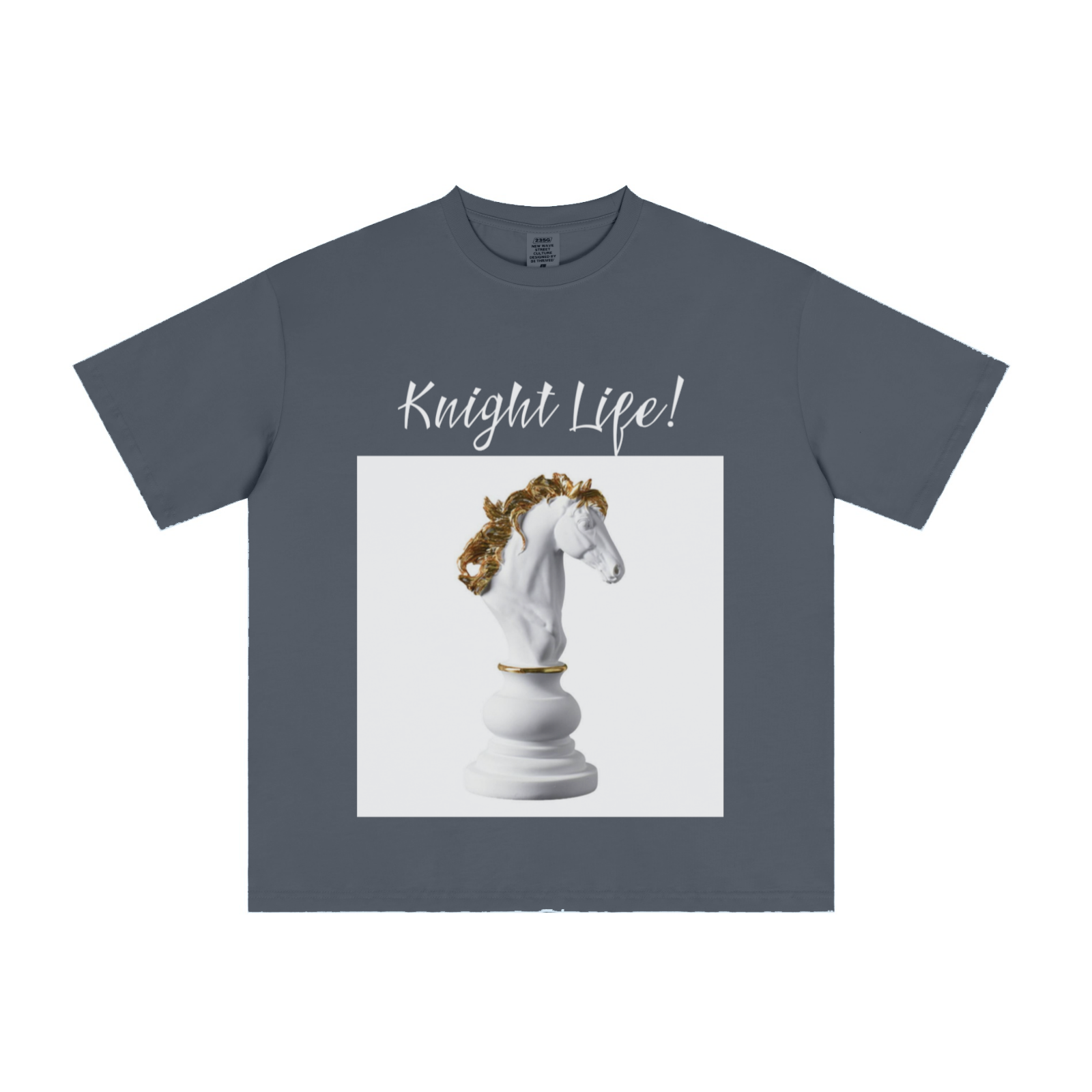 235GSM Men's Cool-Touch T-Shirt  Dark blue