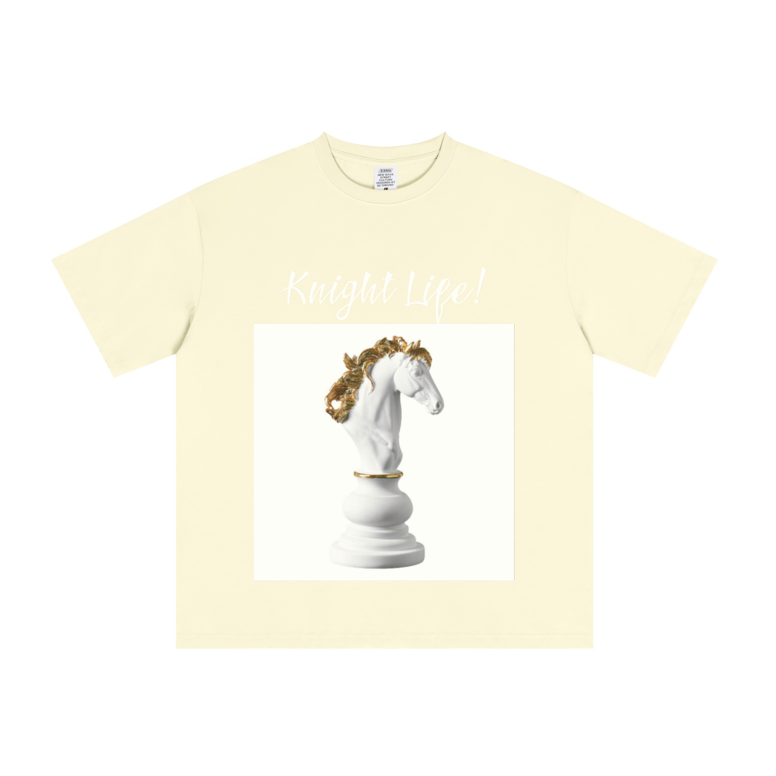 235GSM Men's Cool-Touch T-Shirt  Apricot
