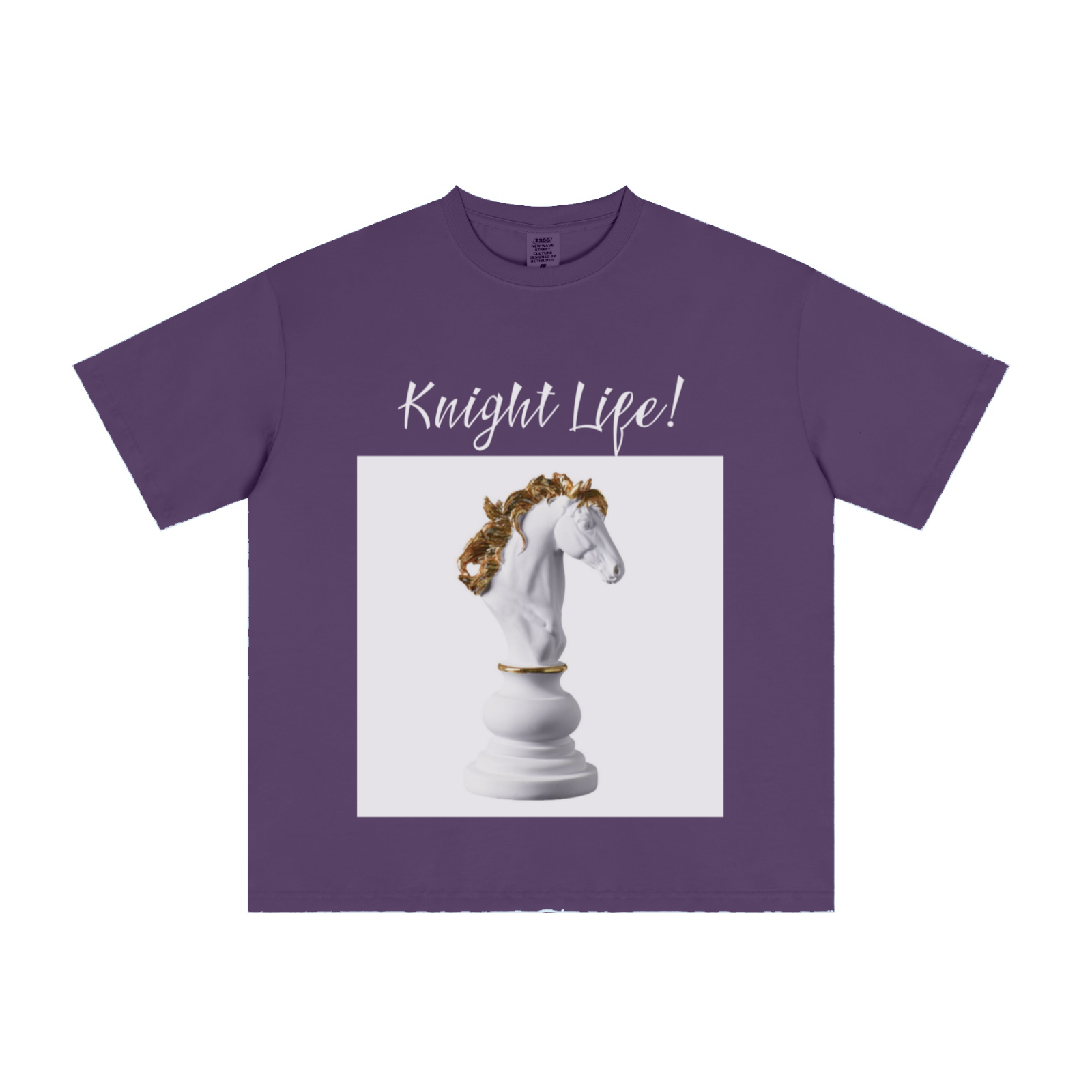 235GSM Men's Cool-Touch T-Shirt  Purple
