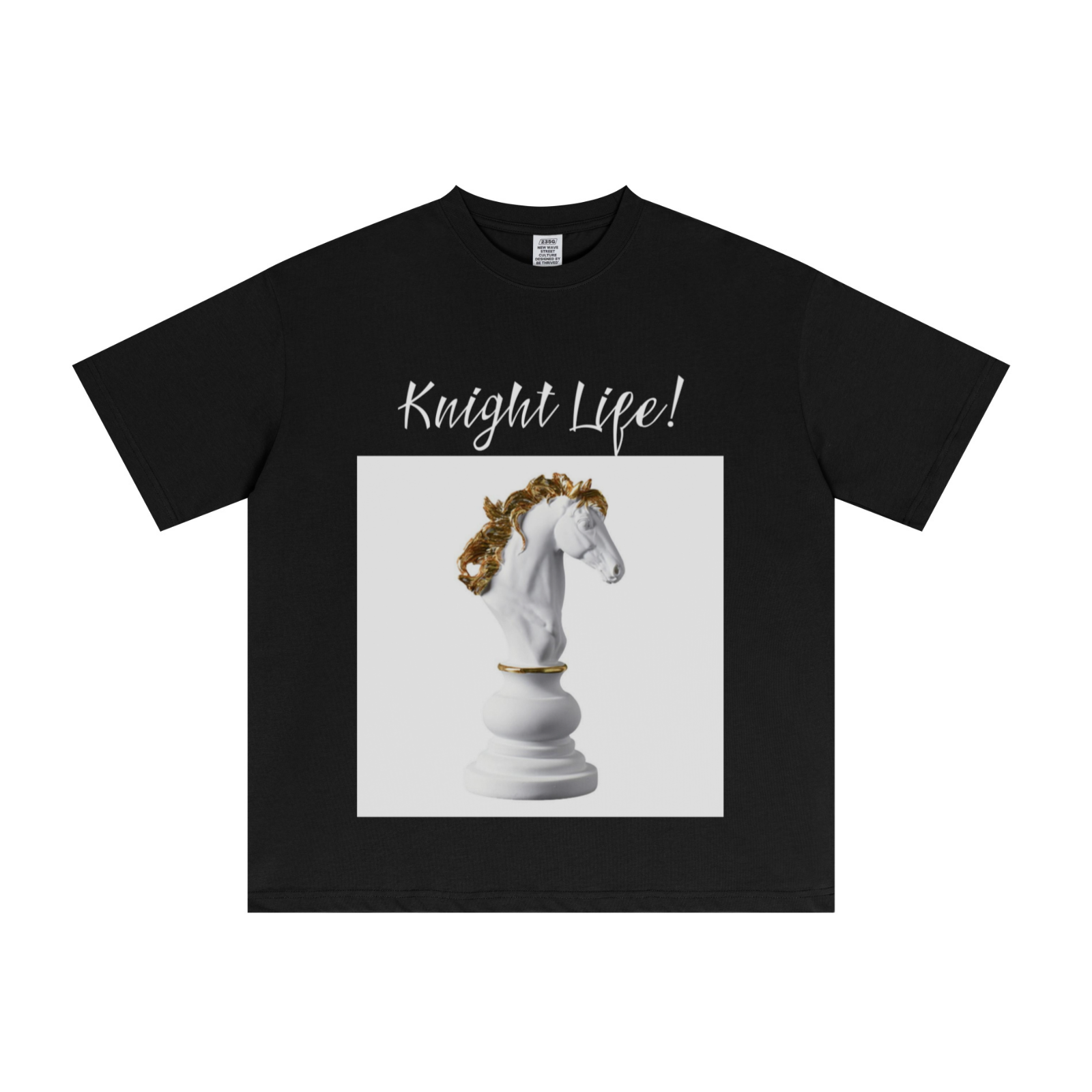 235GSM Men's Cool-Touch T-Shirt  Black
