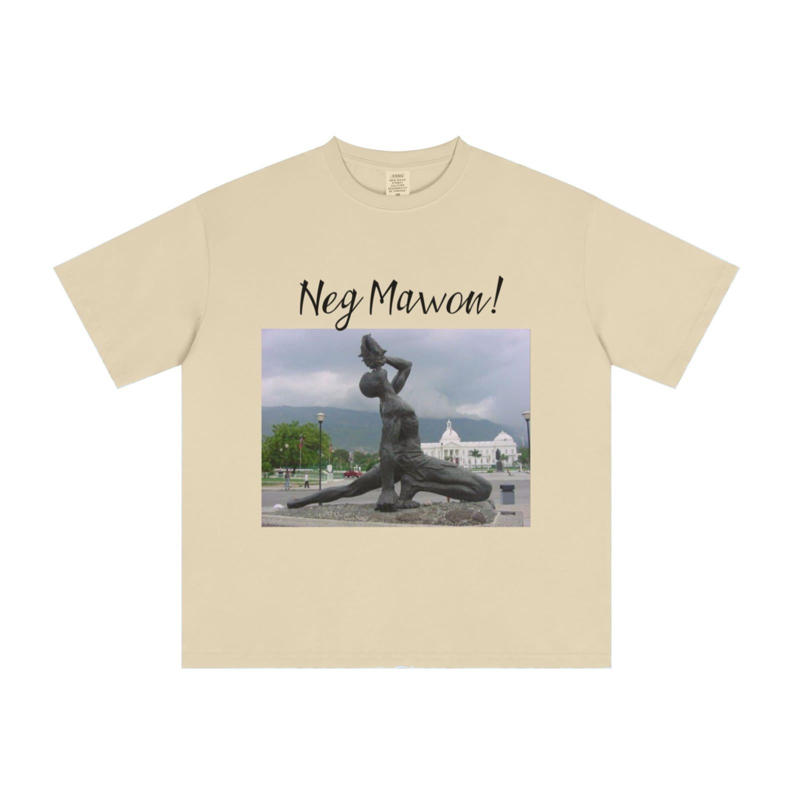 235GSM Men's Cool-Touch T-Shirt  Light yellow