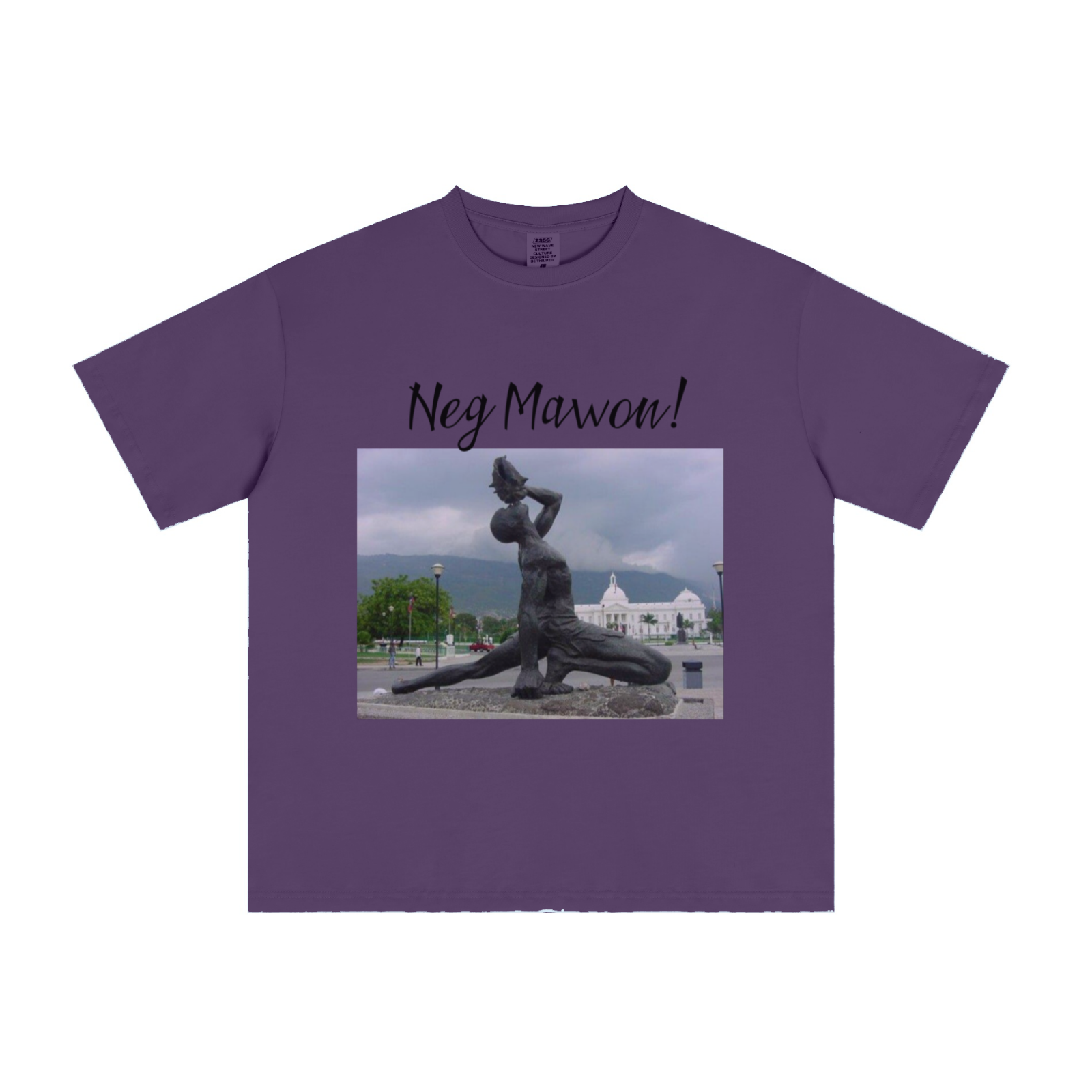 235GSM Men's Cool-Touch T-Shirt  Purple