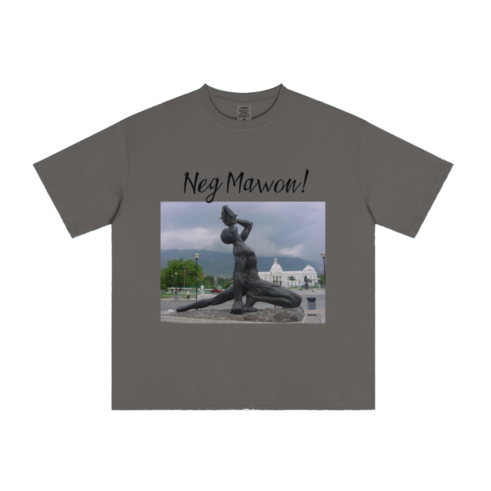 235GSM Men's Cool-Touch T-Shirt  Gray