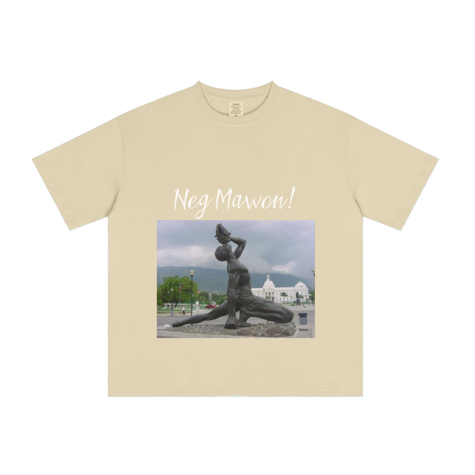 235GSM Men's Cool-Touch T-Shirt  Light yellow
