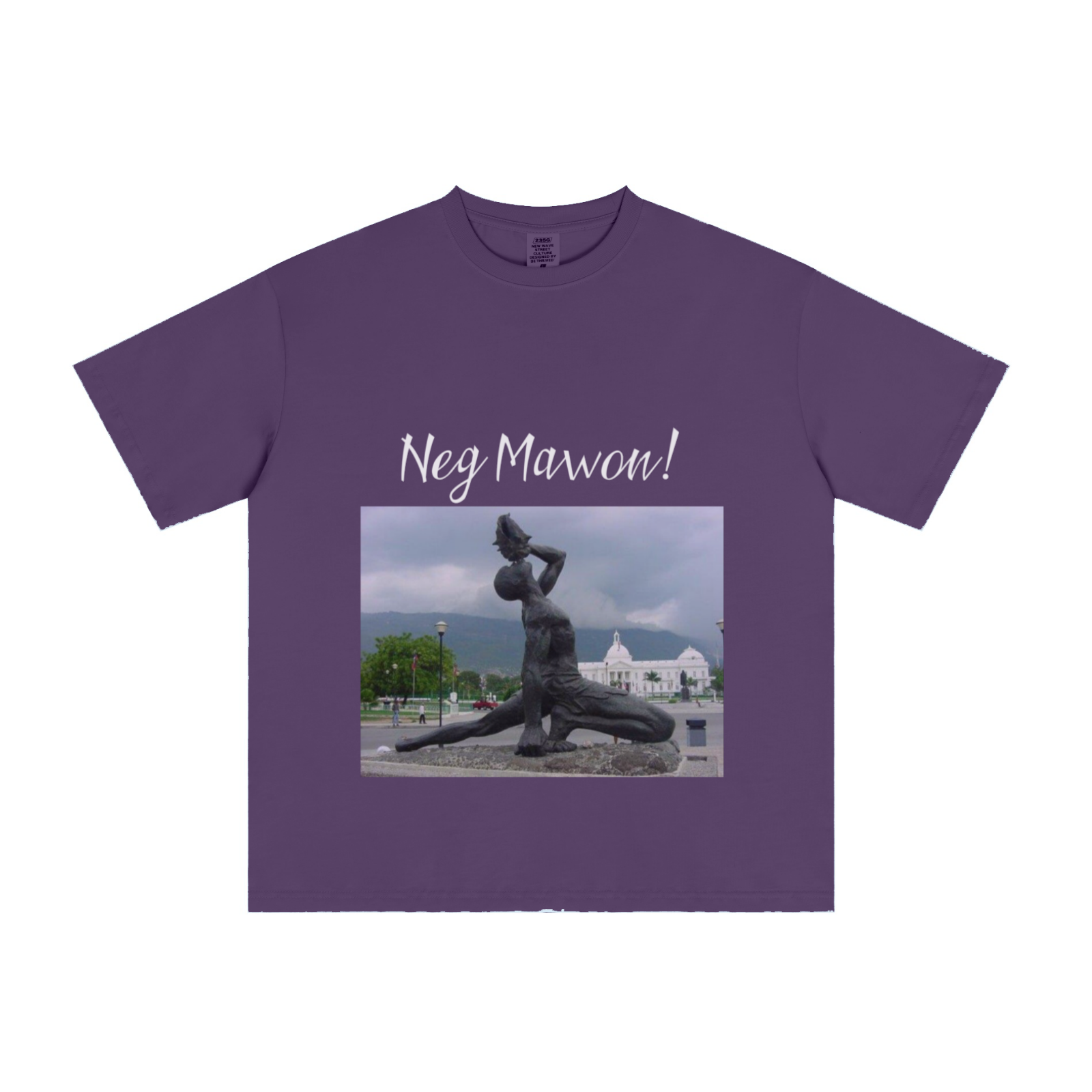 235GSM Men's Cool-Touch T-Shirt  Purple