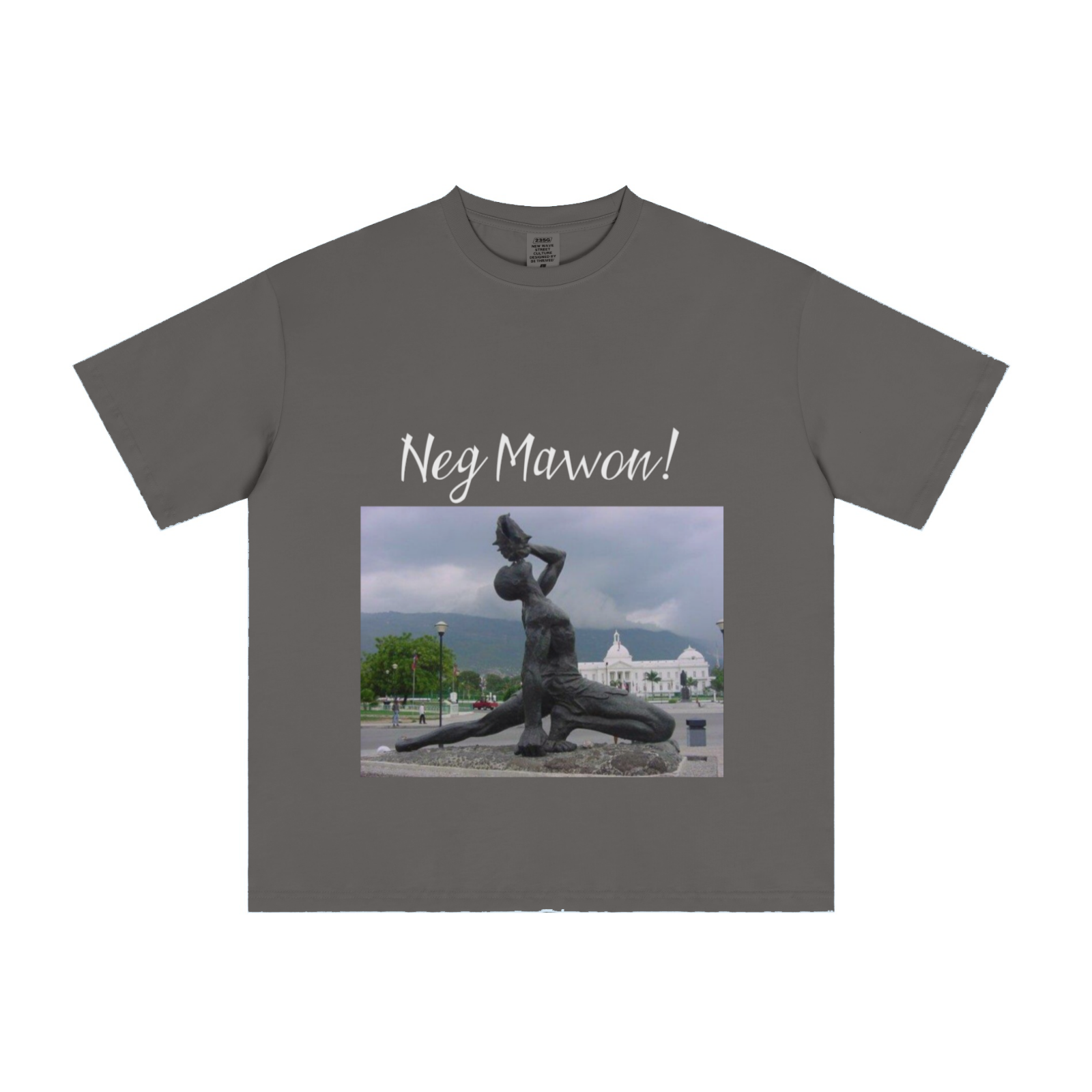 235GSM Men's Cool-Touch T-Shirt  Gray