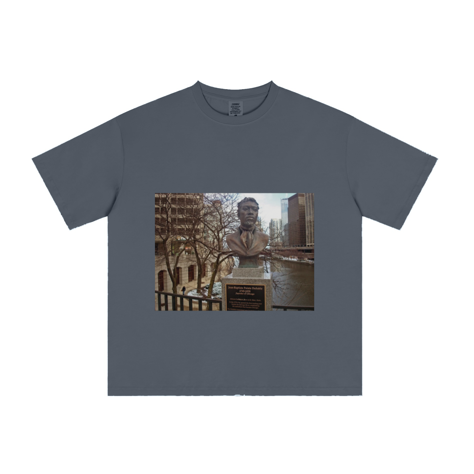 235GSM Men's Cool-Touch T-Shirt  Dark blue
