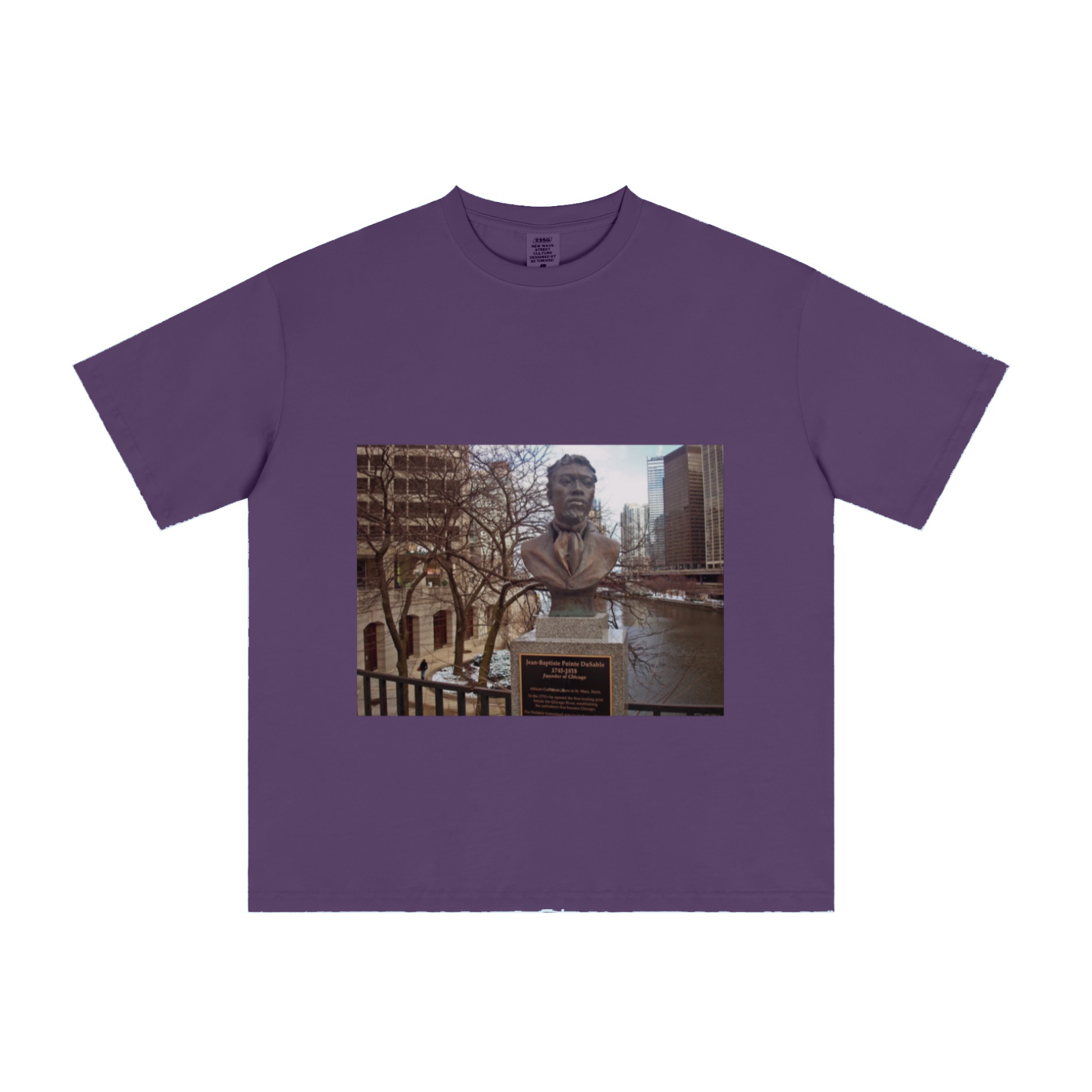 235GSM Men's Cool-Touch T-Shirt  Purple