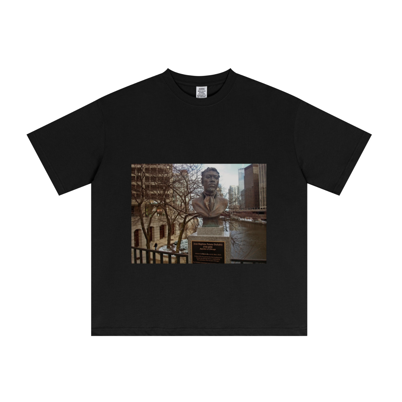 235GSM Men's Cool-Touch T-Shirt  Black
