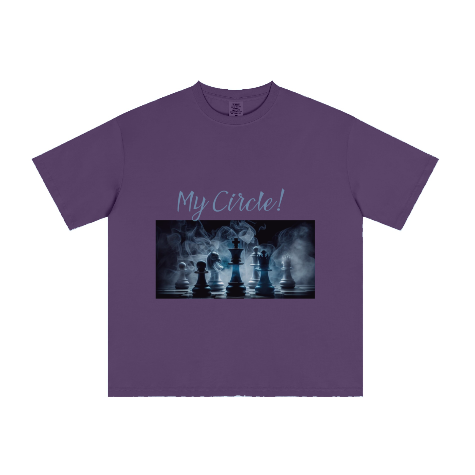 235GSM Men's Cool-Touch T-Shirt  Purple