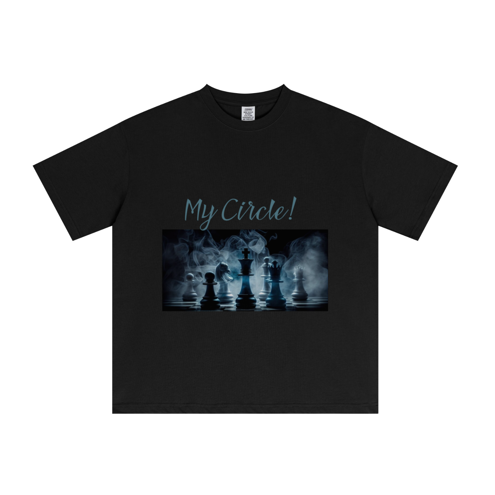 235GSM Men's Cool-Touch T-Shirt  Black