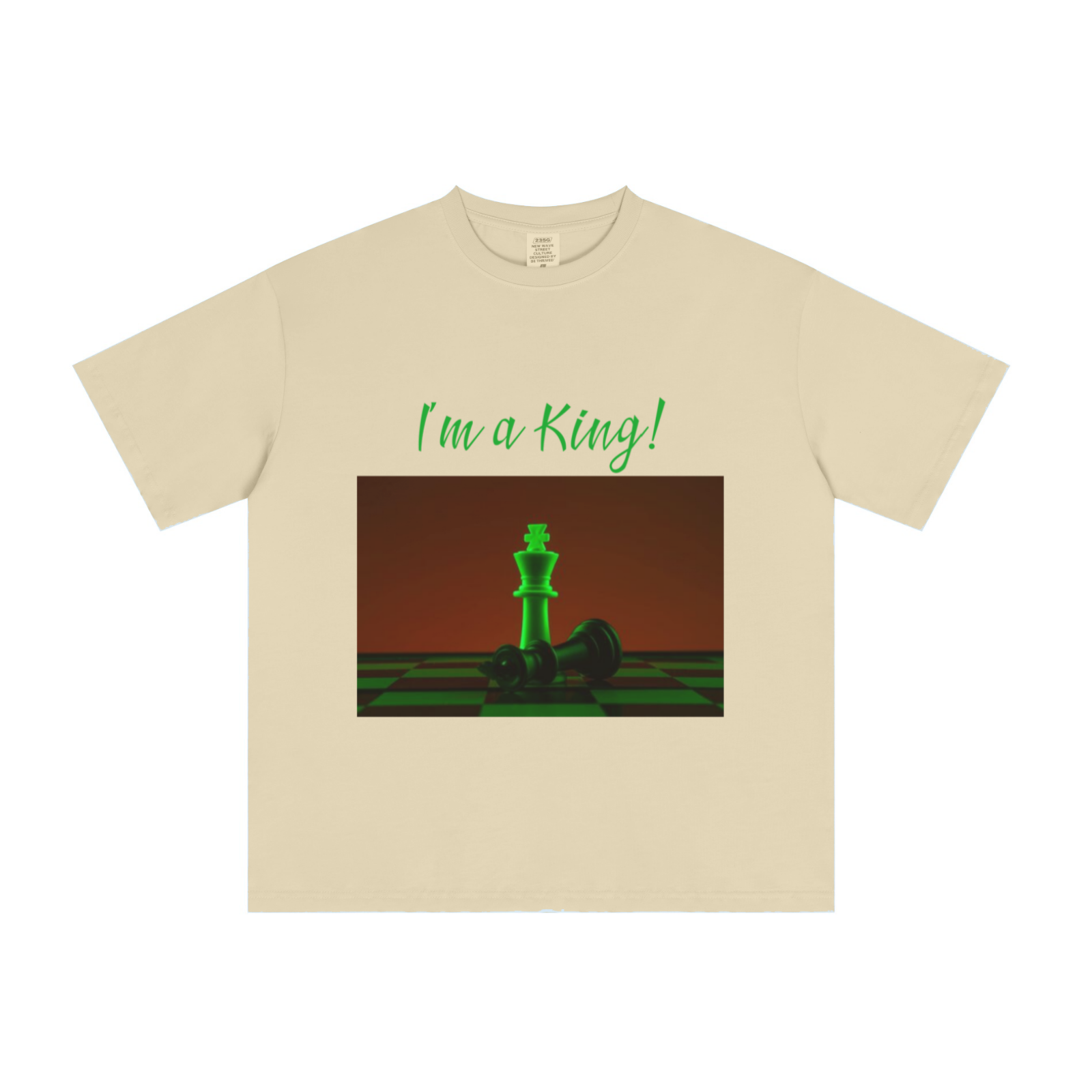 235GSM Men's Cool-Touch T-Shirt  Light yellow