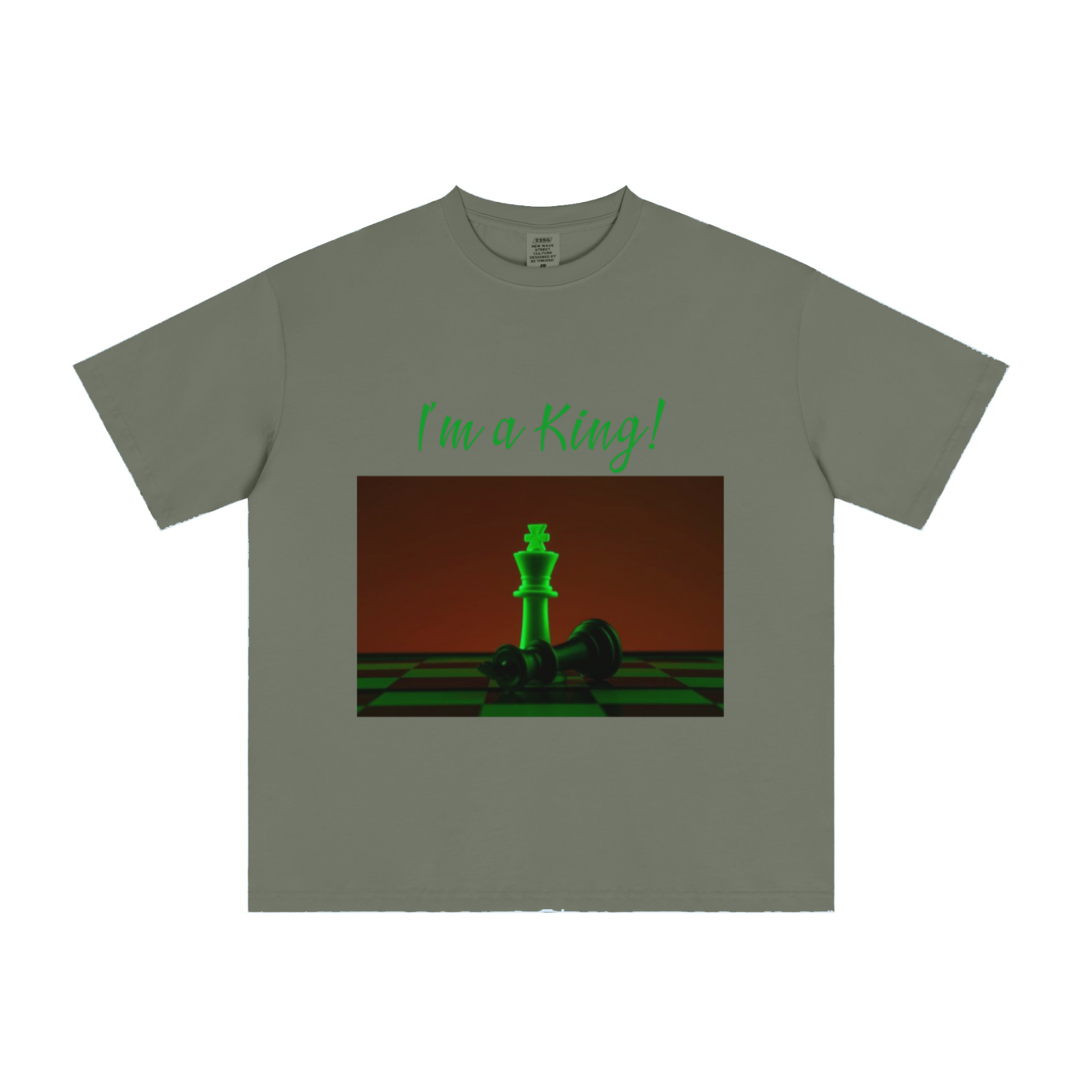 235GSM Men's Cool-Touch T-Shirt  Green