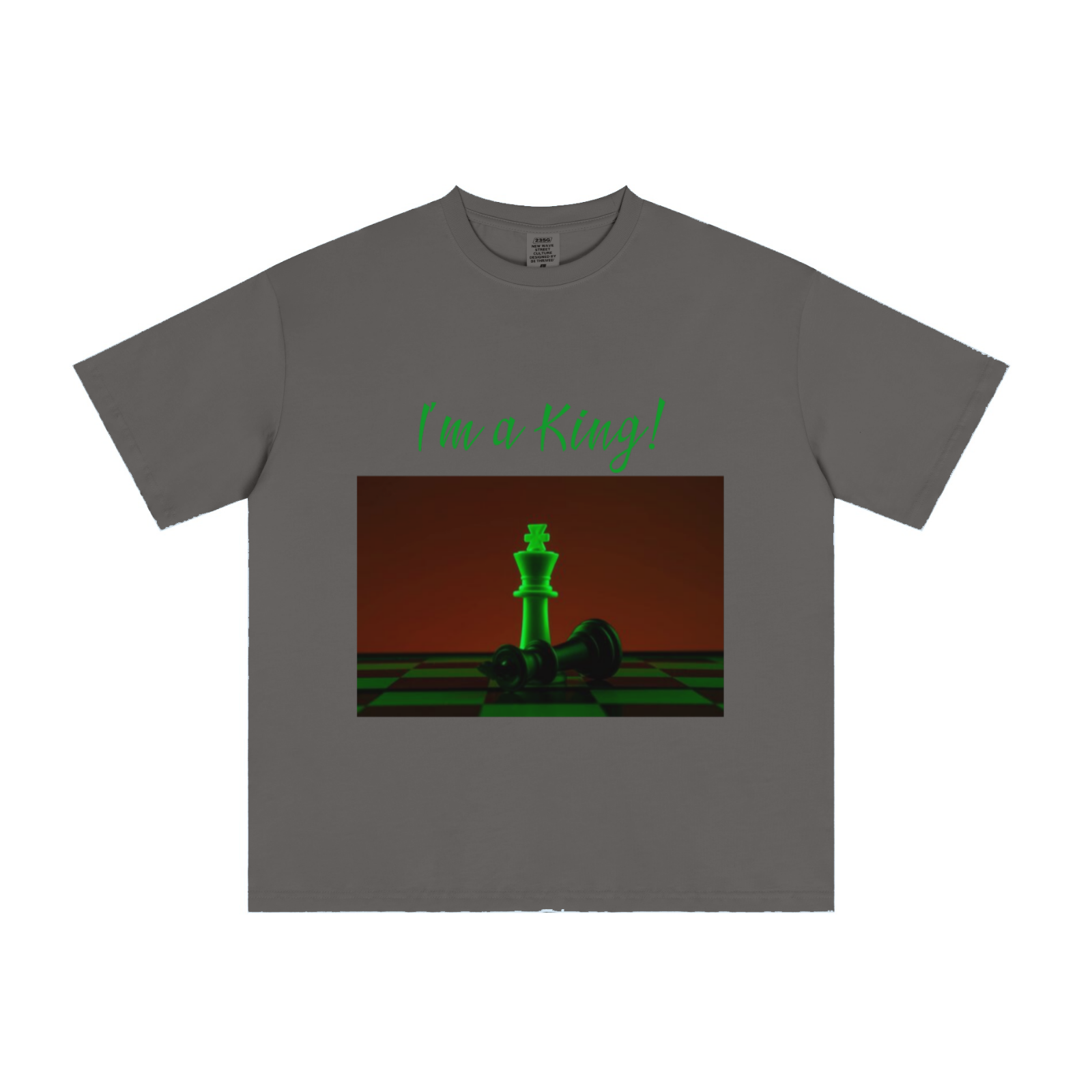 235GSM Men's Cool-Touch T-Shirt  Gray