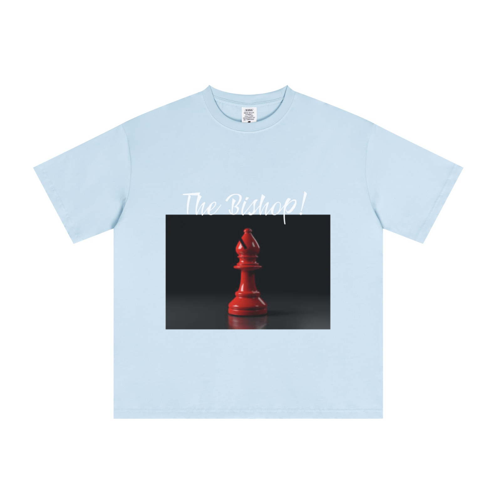 235GSM Men's Cool-Touch T-Shirt  Light blue