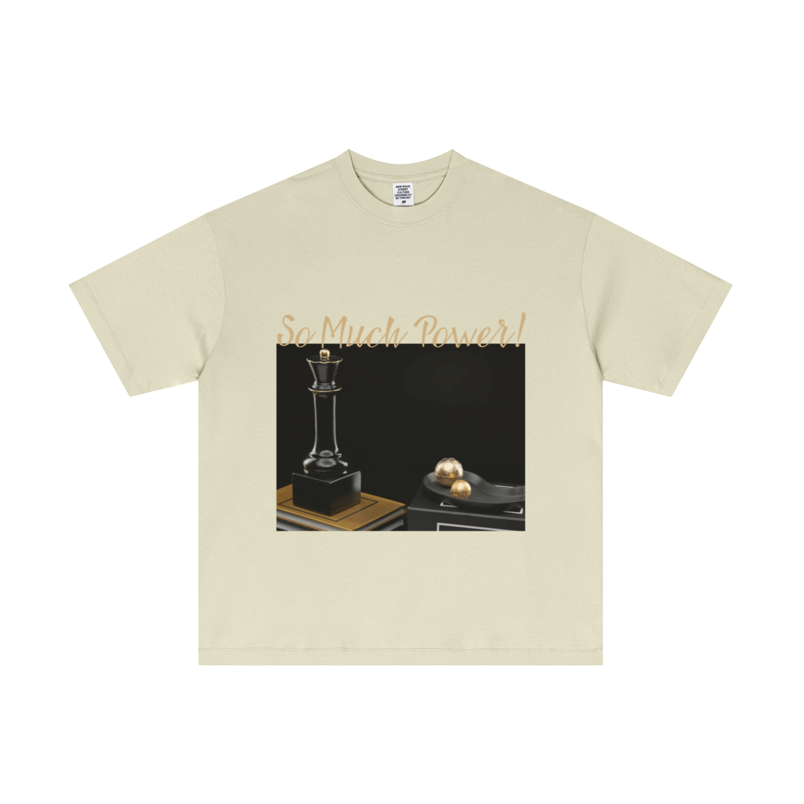 180GSM Women's Lightweight T-Shirt  Beige