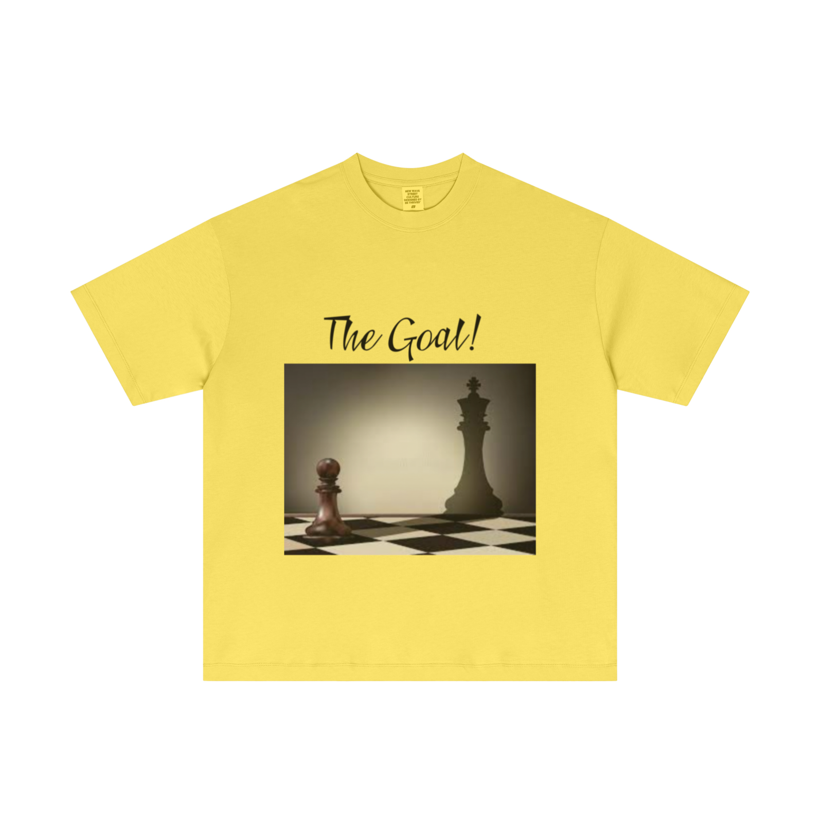 180GSM Men's Lightweight T-Shirt Yellow